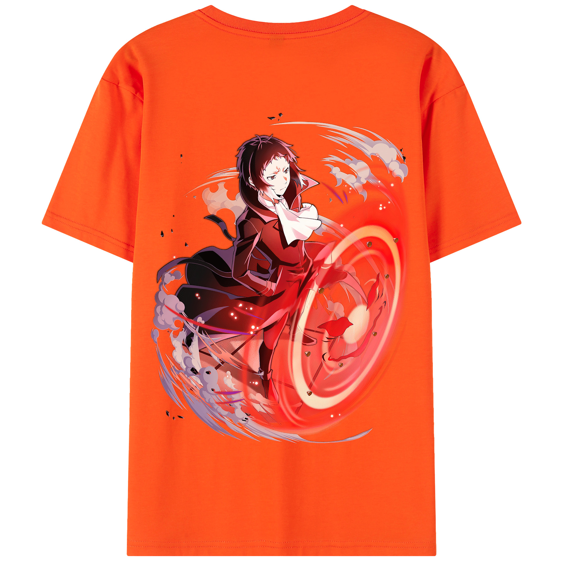 （画像用） 文豪ストレイドッグス Bungo Stray Dogs 綿100％半袖Tシャツ（背面プリント）