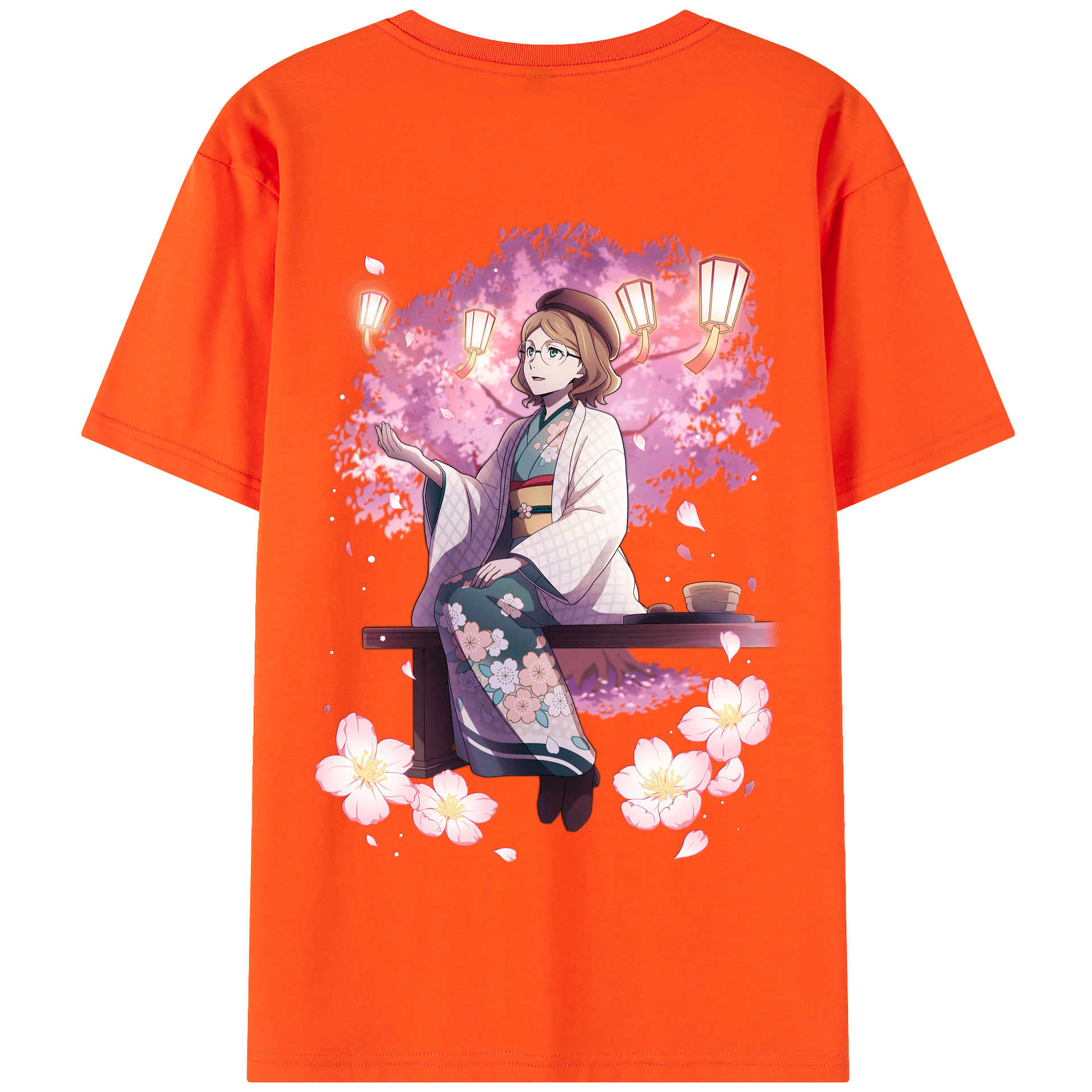 （画像用） 文豪ストレイドッグス Bungo Stray Dogs 綿100％半袖Tシャツ（背面プリント）