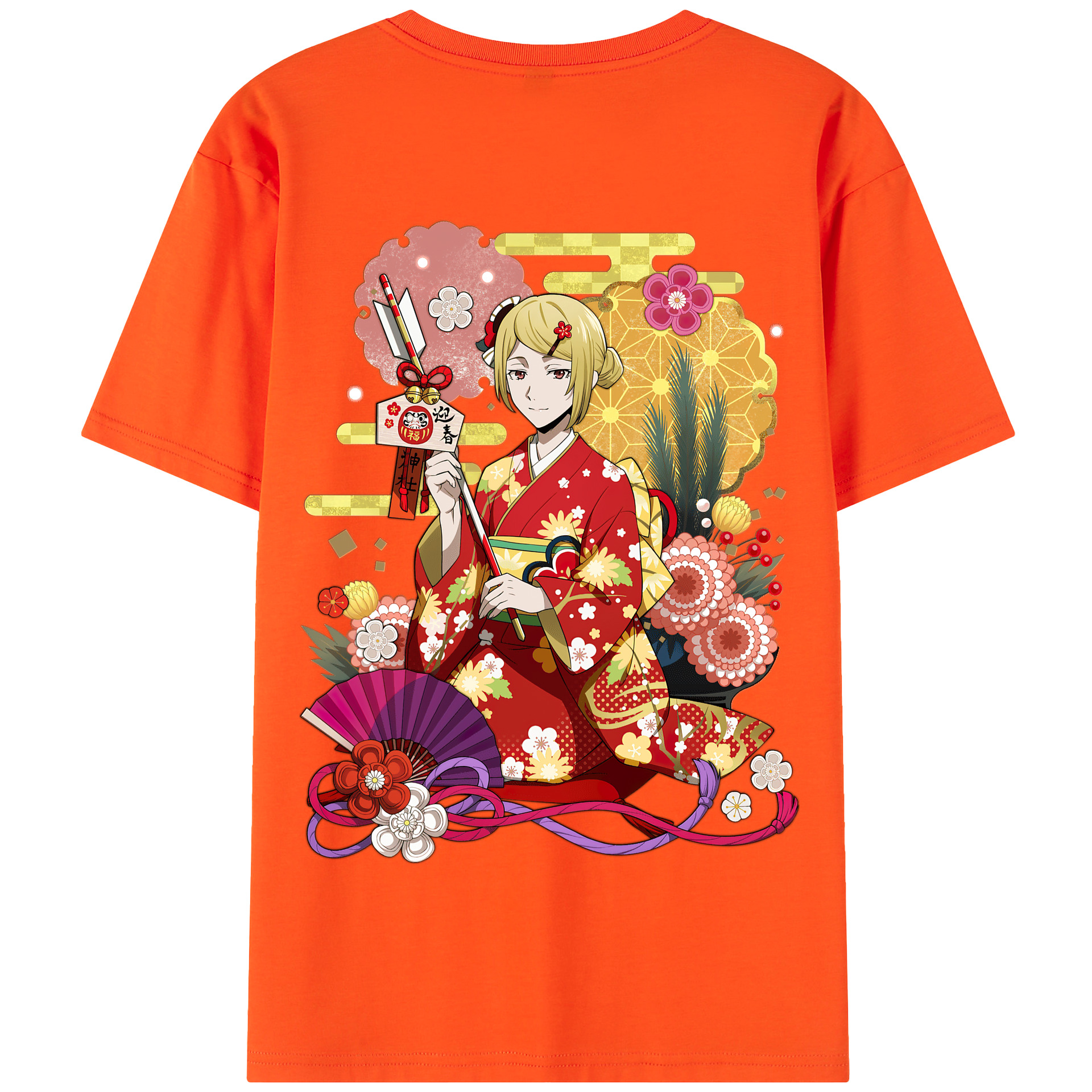 （画像用） 文豪ストレイドッグス Bungo Stray Dogs 綿100％半袖Tシャツ（背面プリント）