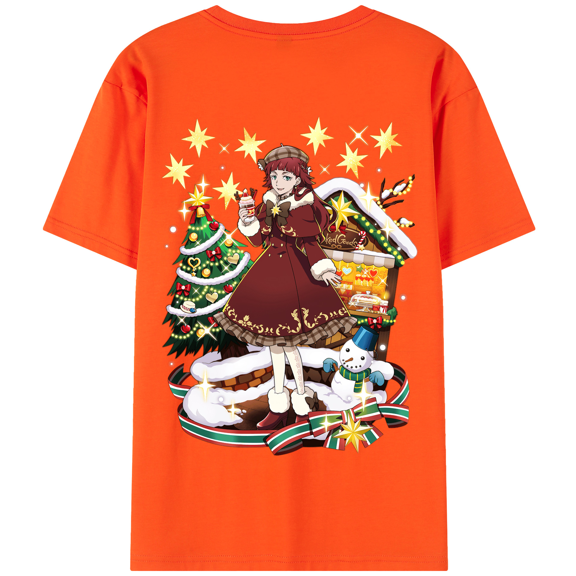 （画像用） 文豪ストレイドッグス Bungo Stray Dogs 綿100％半袖Tシャツ（背面プリント）