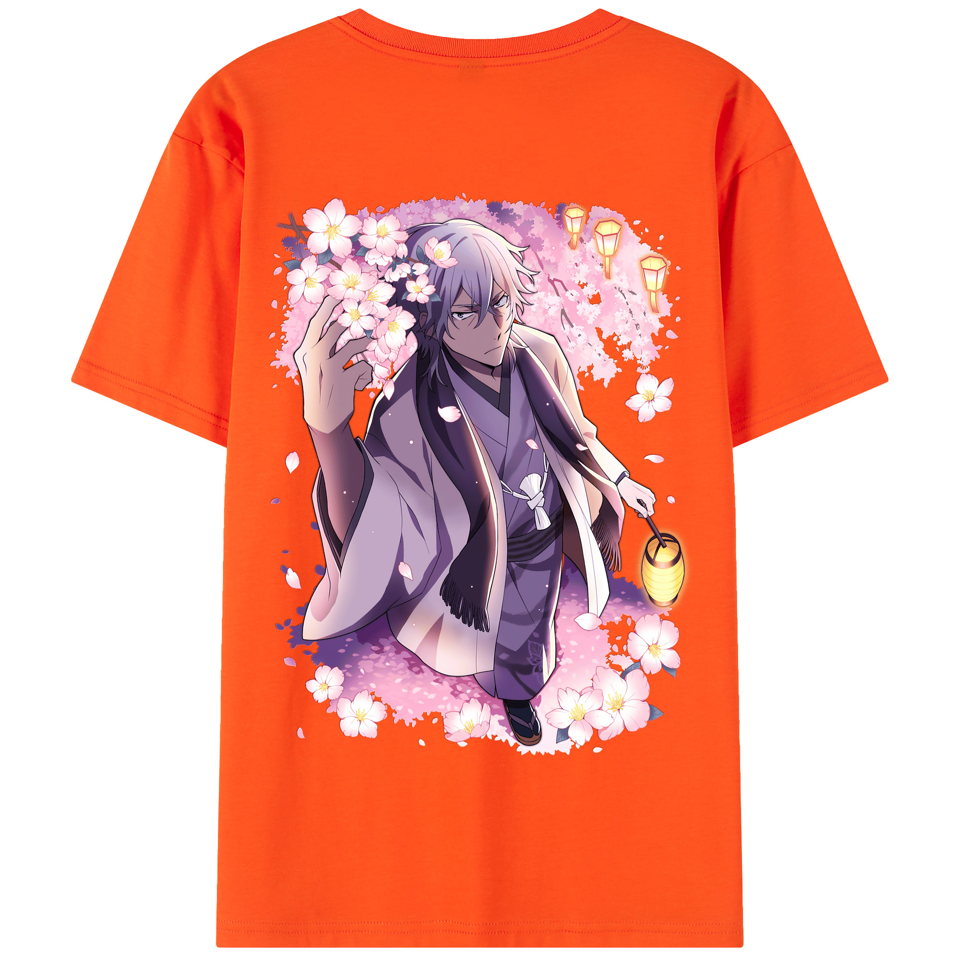 （画像用） 文豪ストレイドッグス Bungo Stray Dogs 綿100％半袖Tシャツ（背面プリント）