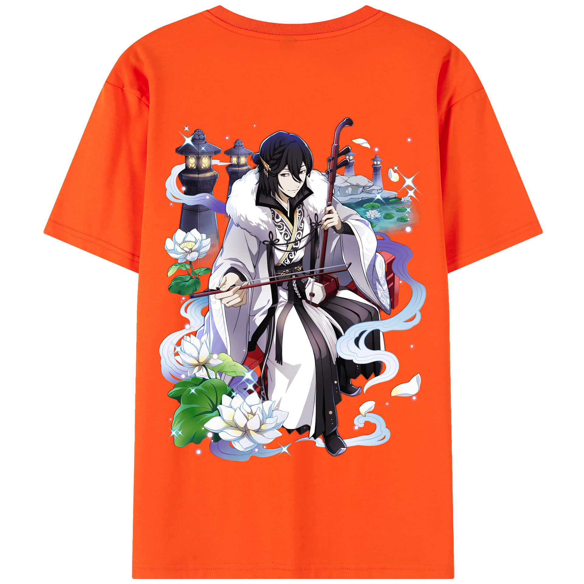 （画像用） 文豪ストレイドッグス Bungo Stray Dogs 綿100％半袖Tシャツ（背面プリント）