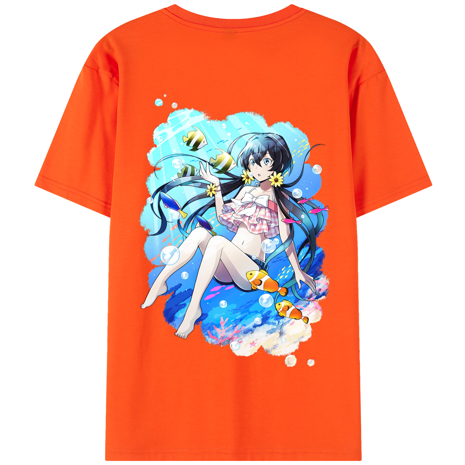 （画像用） 文豪ストレイドッグス Bungo Stray Dogs 綿100％半袖Tシャツ（背面プリント）