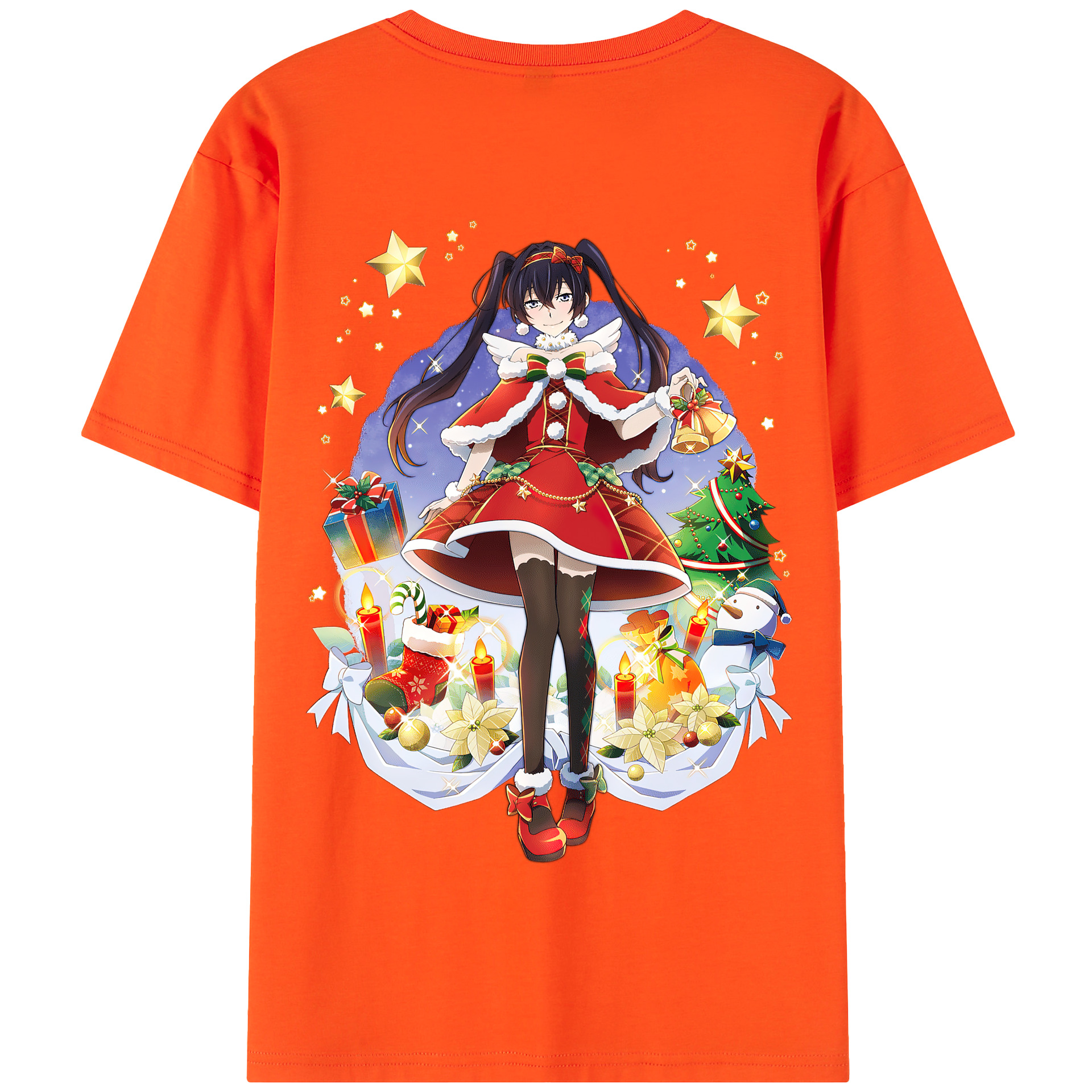 （画像用） 文豪ストレイドッグス Bungo Stray Dogs 綿100％半袖Tシャツ（背面プリント）