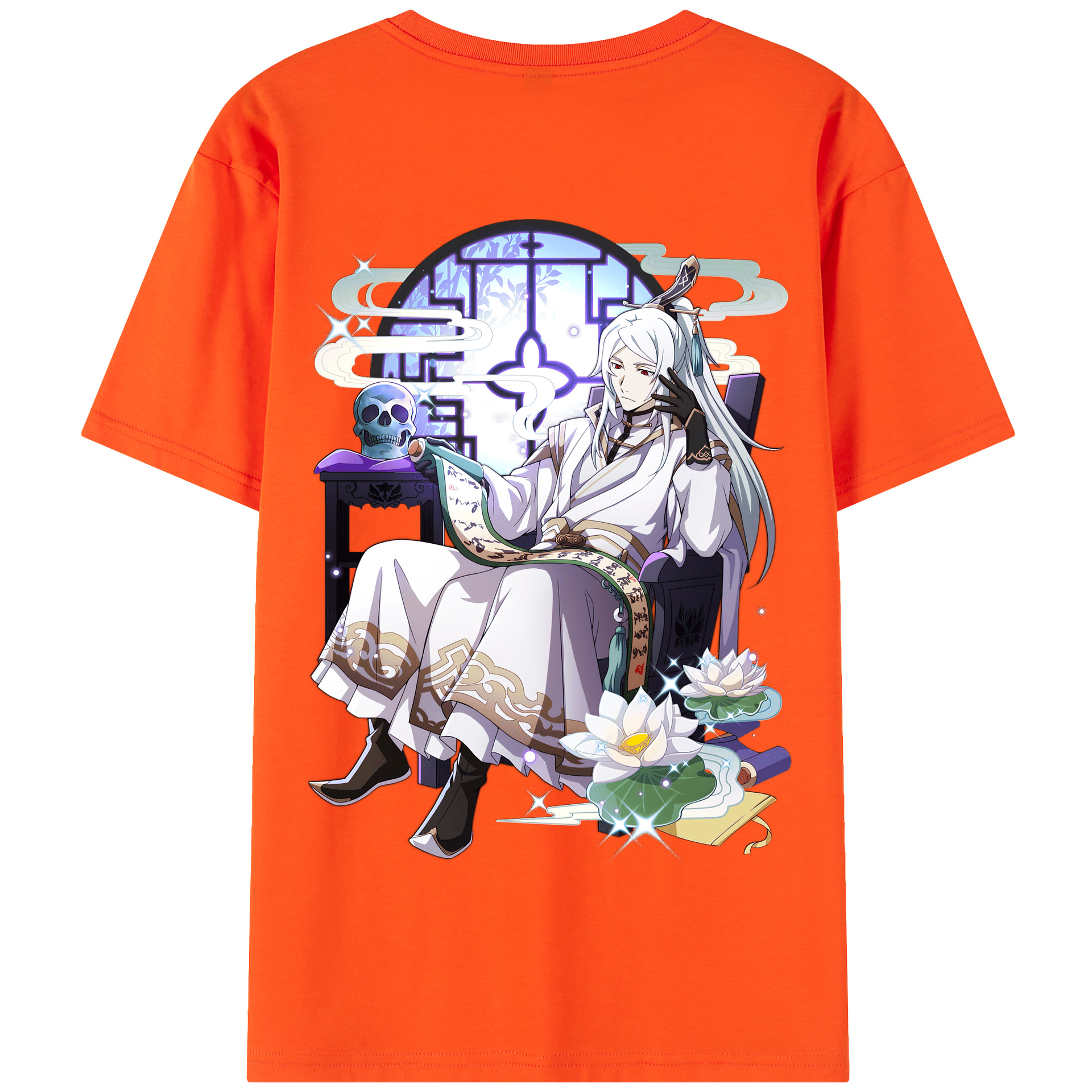 （画像用） 文豪ストレイドッグス Bungo Stray Dogs 綿100％半袖Tシャツ（背面プリント）