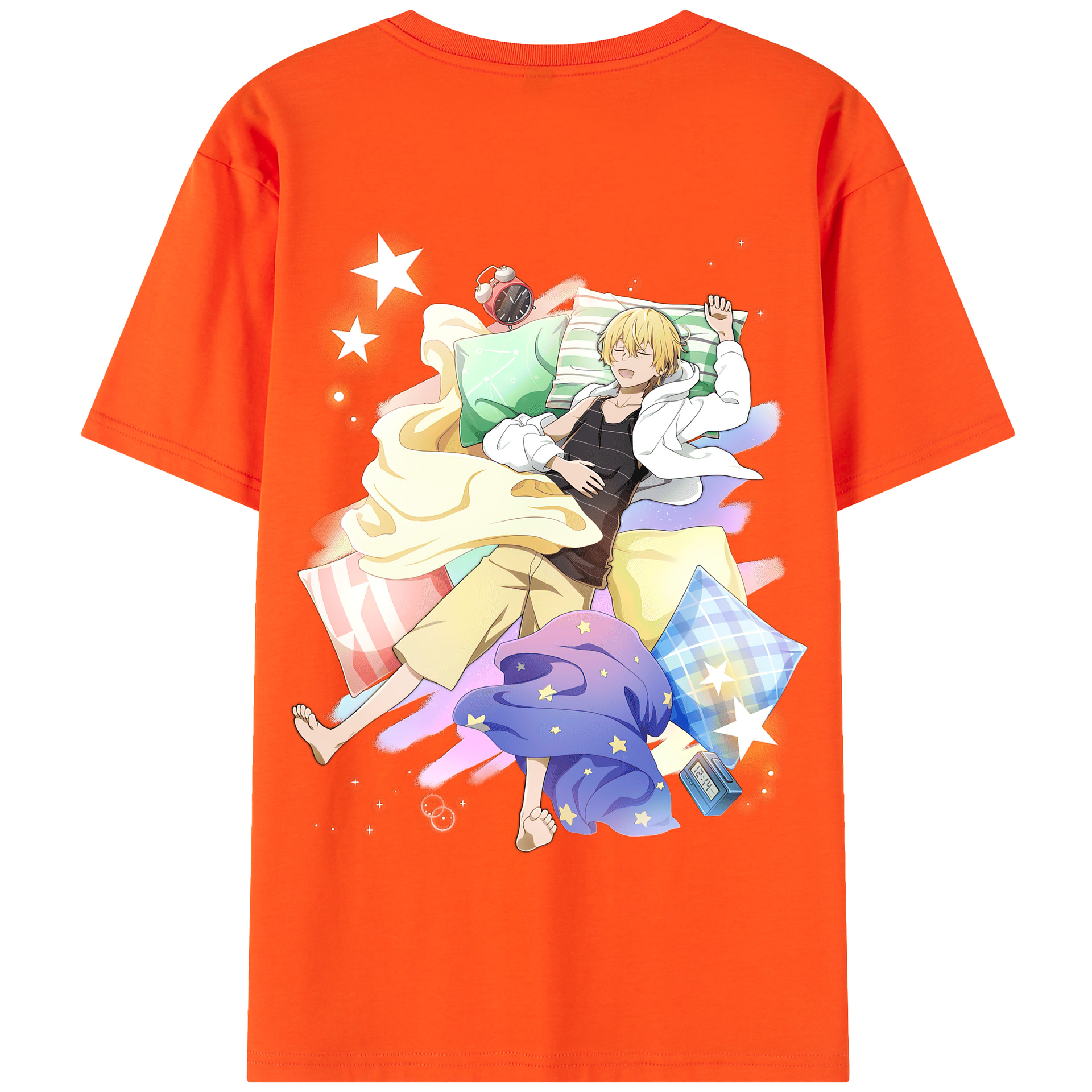 （画像用） 文豪ストレイドッグス Bungo Stray Dogs 綿100％半袖Tシャツ（背面プリント）