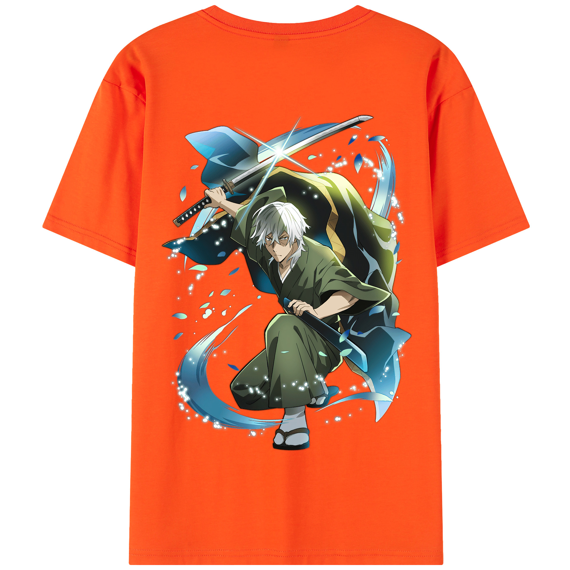 （画像用） 文豪ストレイドッグス Bungo Stray Dogs 綿100％半袖Tシャツ（背面プリント）