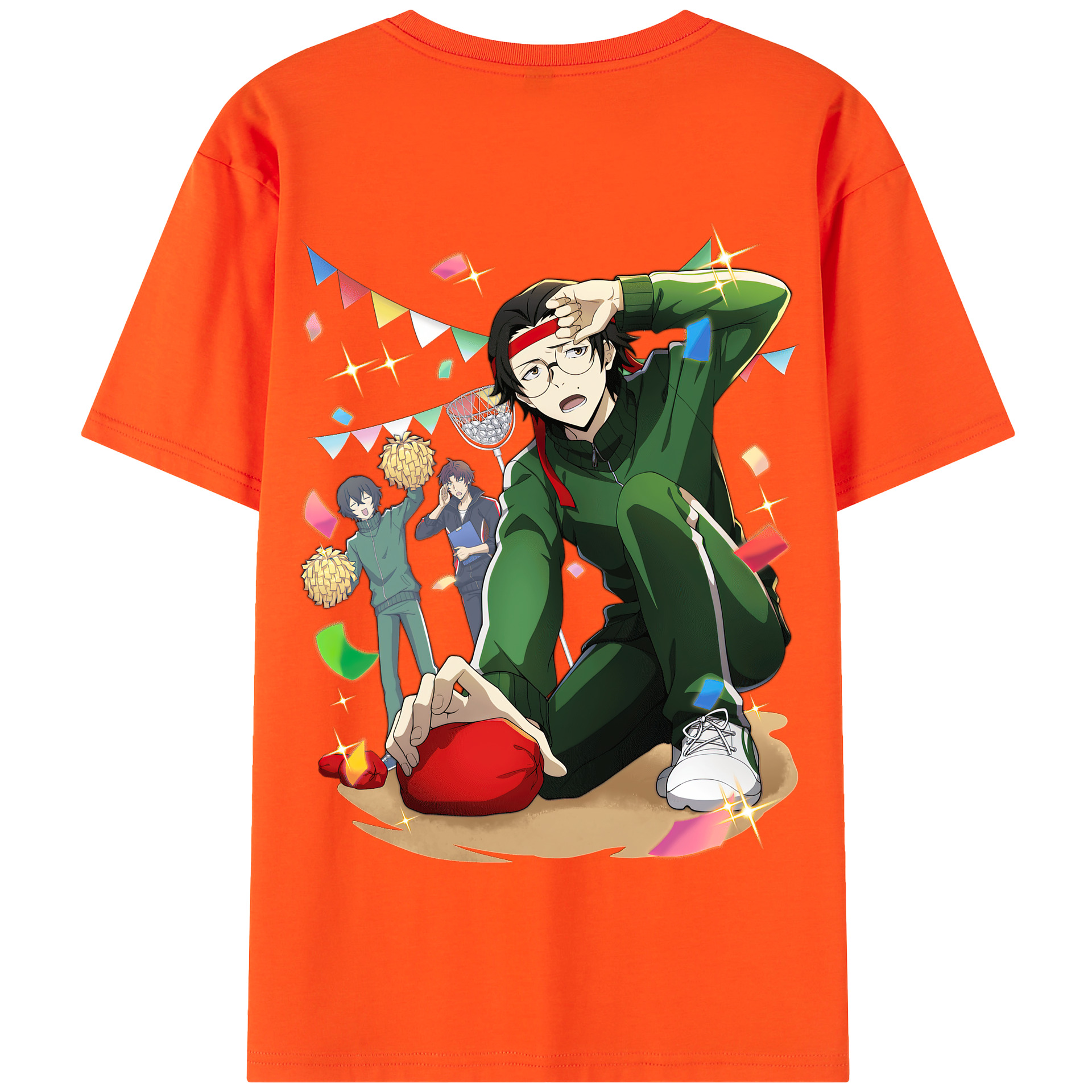 （画像用） 文豪ストレイドッグス Bungo Stray Dogs 綿100％半袖Tシャツ（背面プリント）