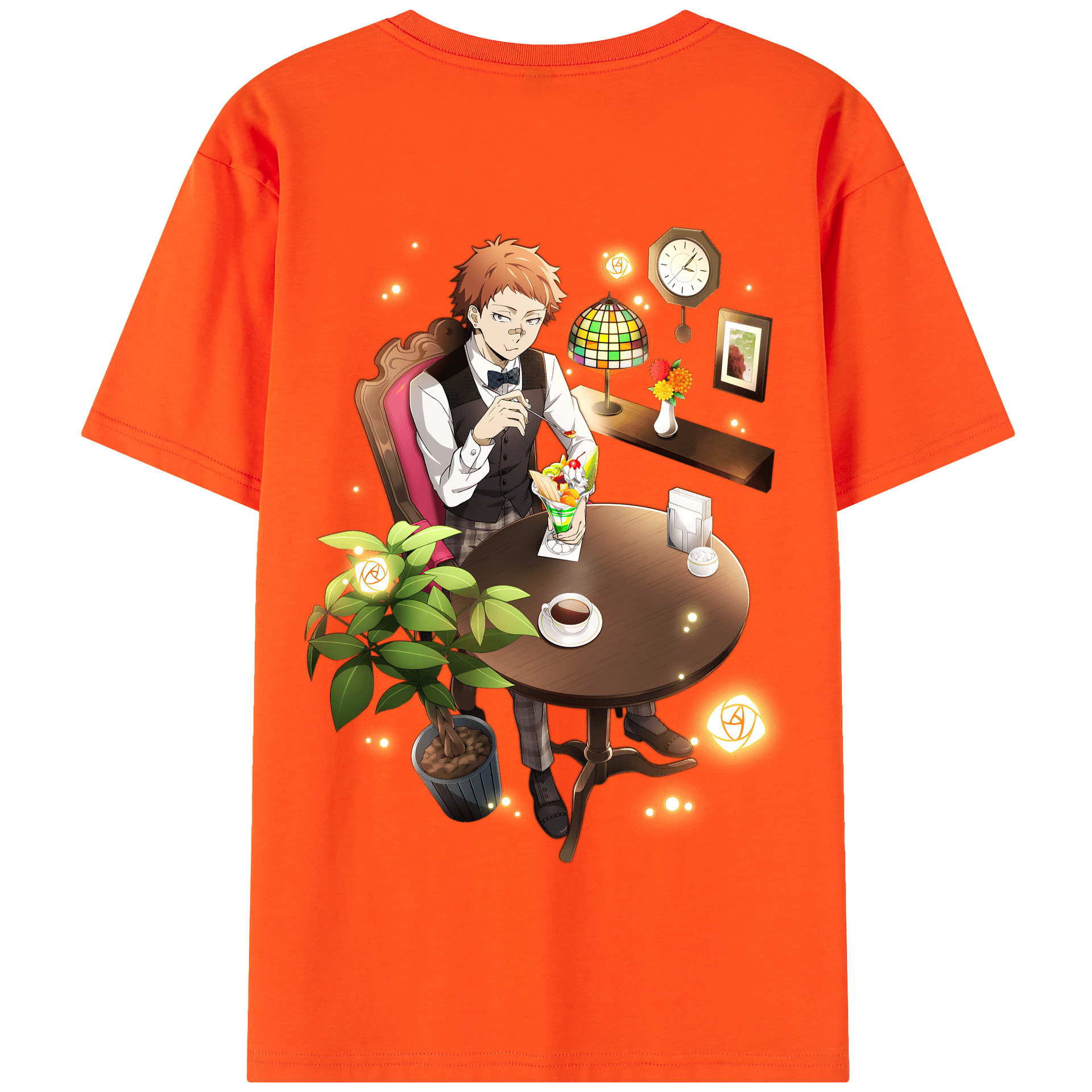 （画像用） 文豪ストレイドッグス Bungo Stray Dogs 綿100％半袖Tシャツ（背面プリント）