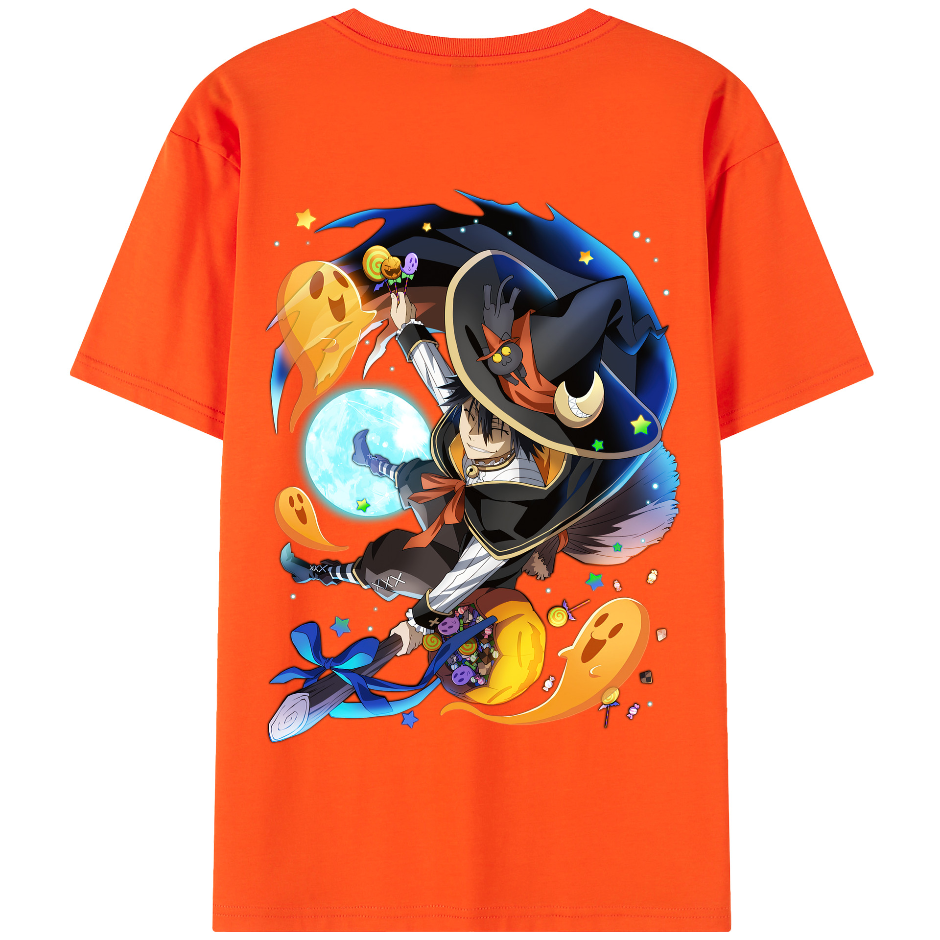 （画像用） 文豪ストレイドッグス Bungo Stray Dogs 綿100％半袖Tシャツ（背面プリント）