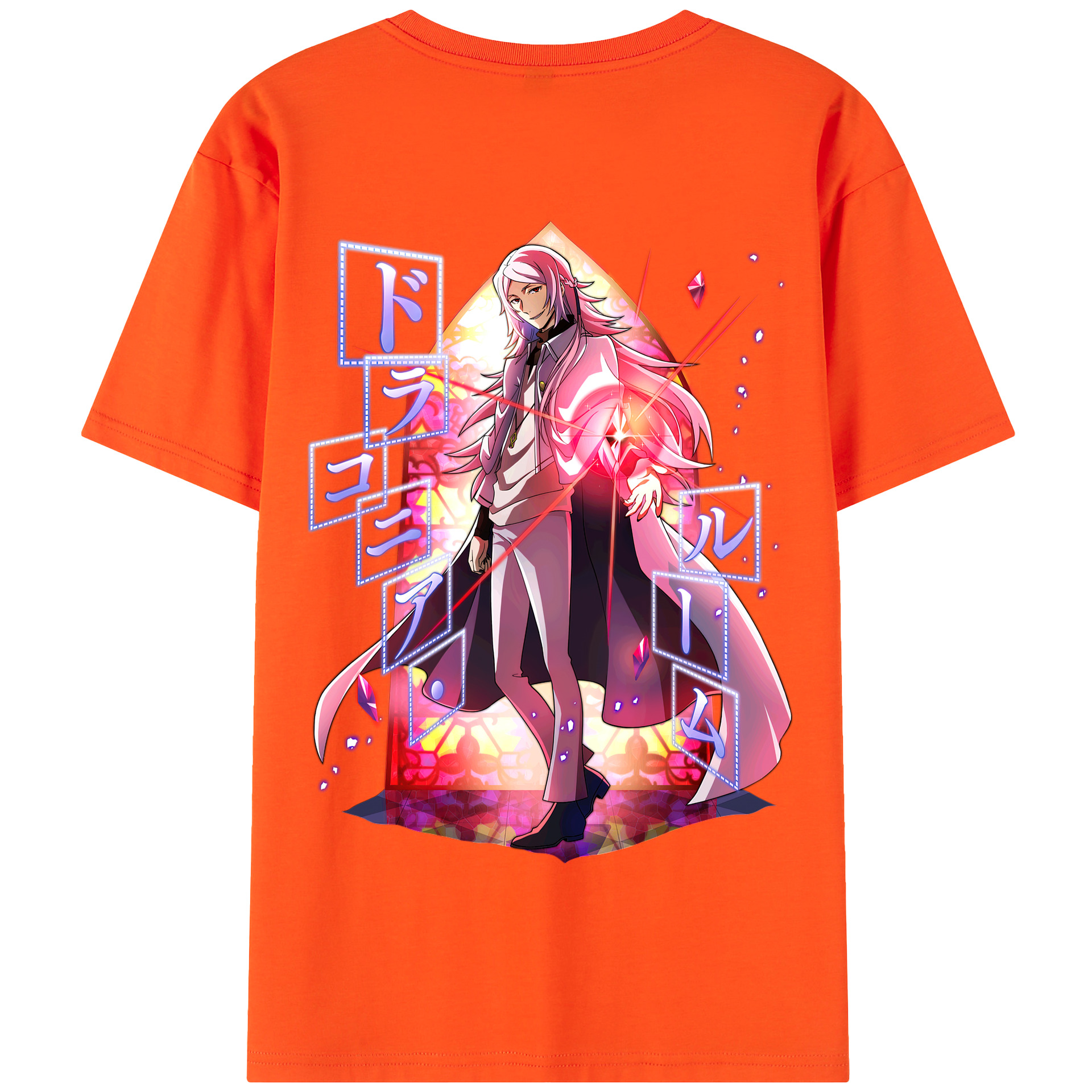 （画像用） 文豪ストレイドッグス Bungo Stray Dogs 綿100％半袖Tシャツ（背面プリント）