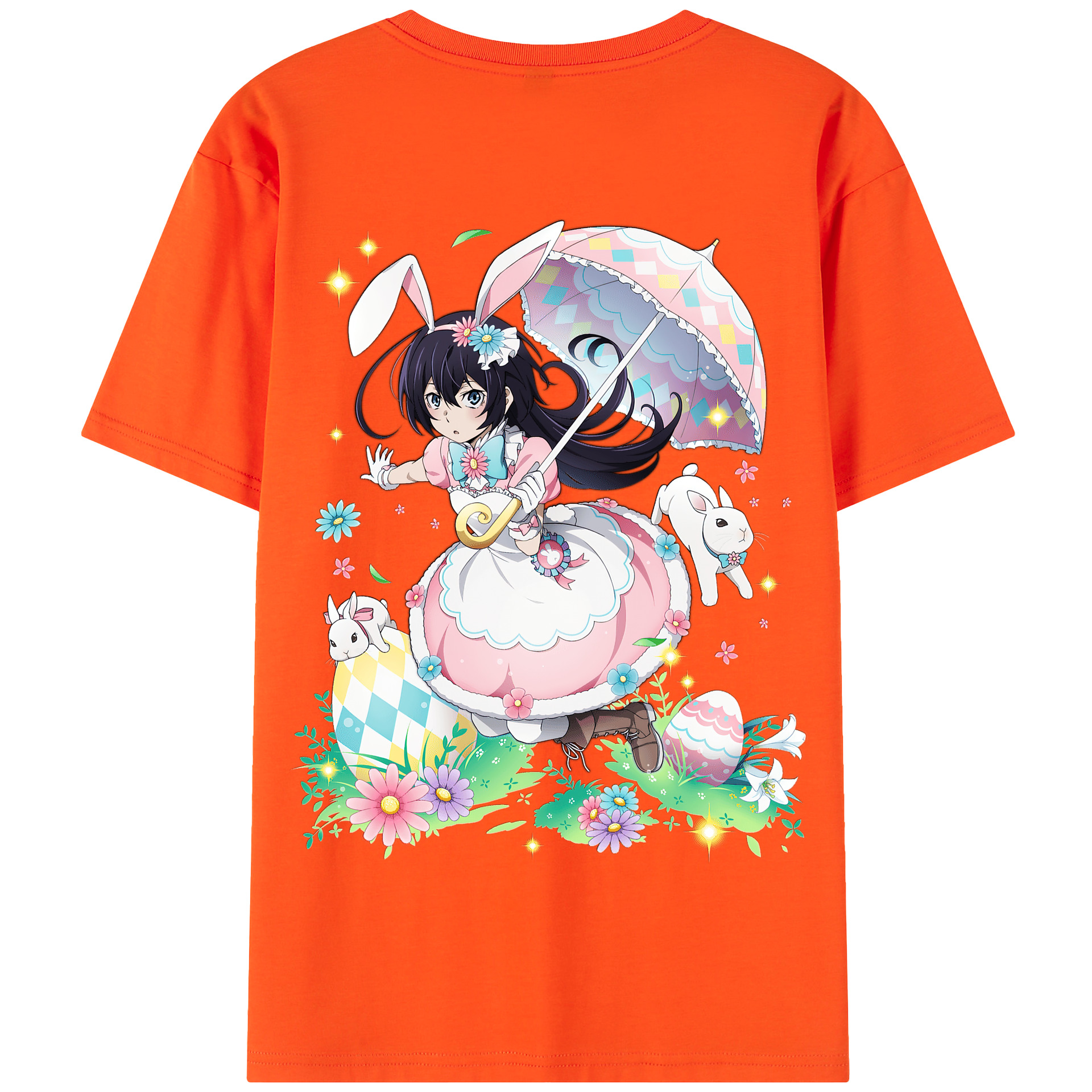 （画像用） 文豪ストレイドッグス Bungo Stray Dogs 綿100％半袖Tシャツ（背面プリント）