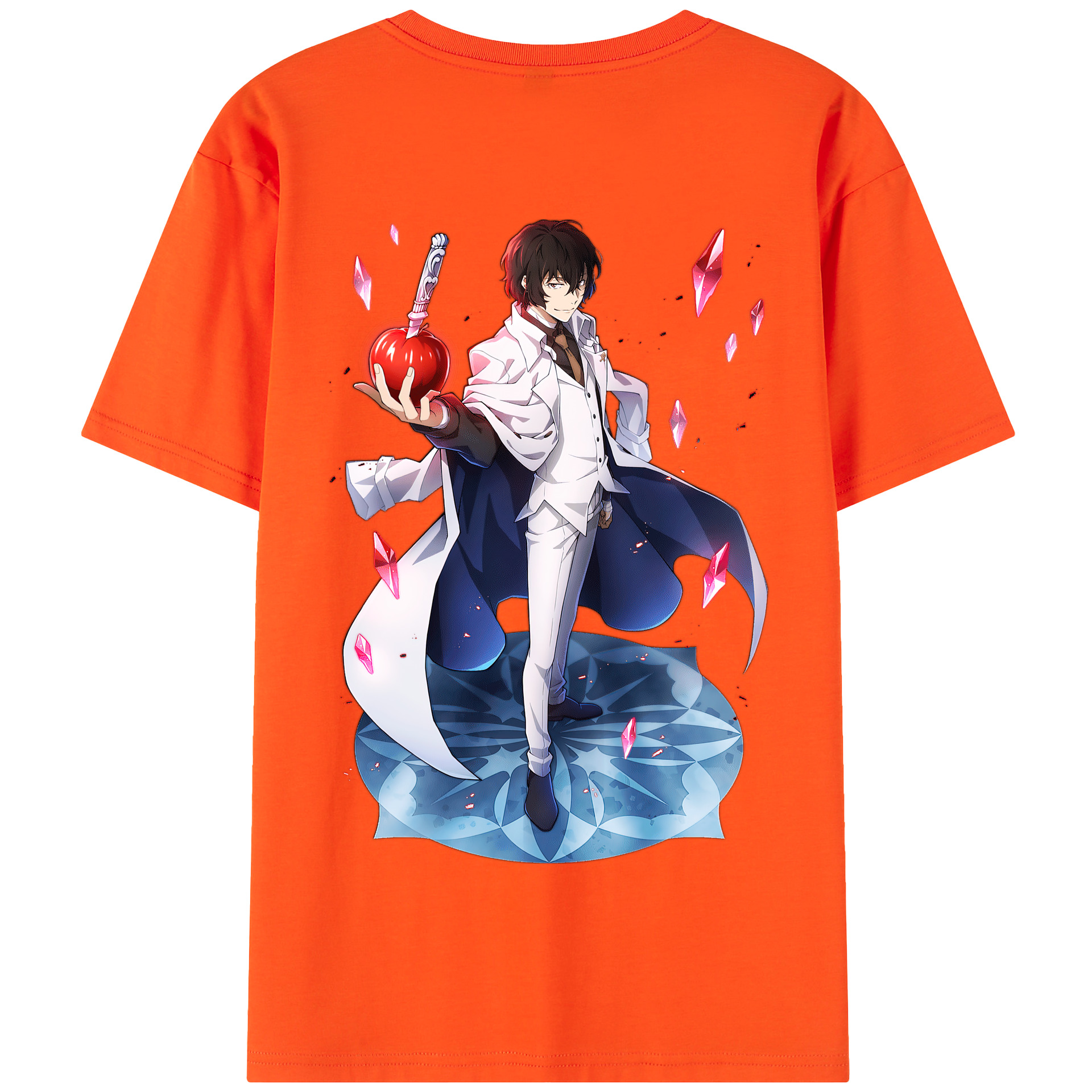 （画像用） 文豪ストレイドッグス Bungo Stray Dogs 綿100％半袖Tシャツ（背面プリント）