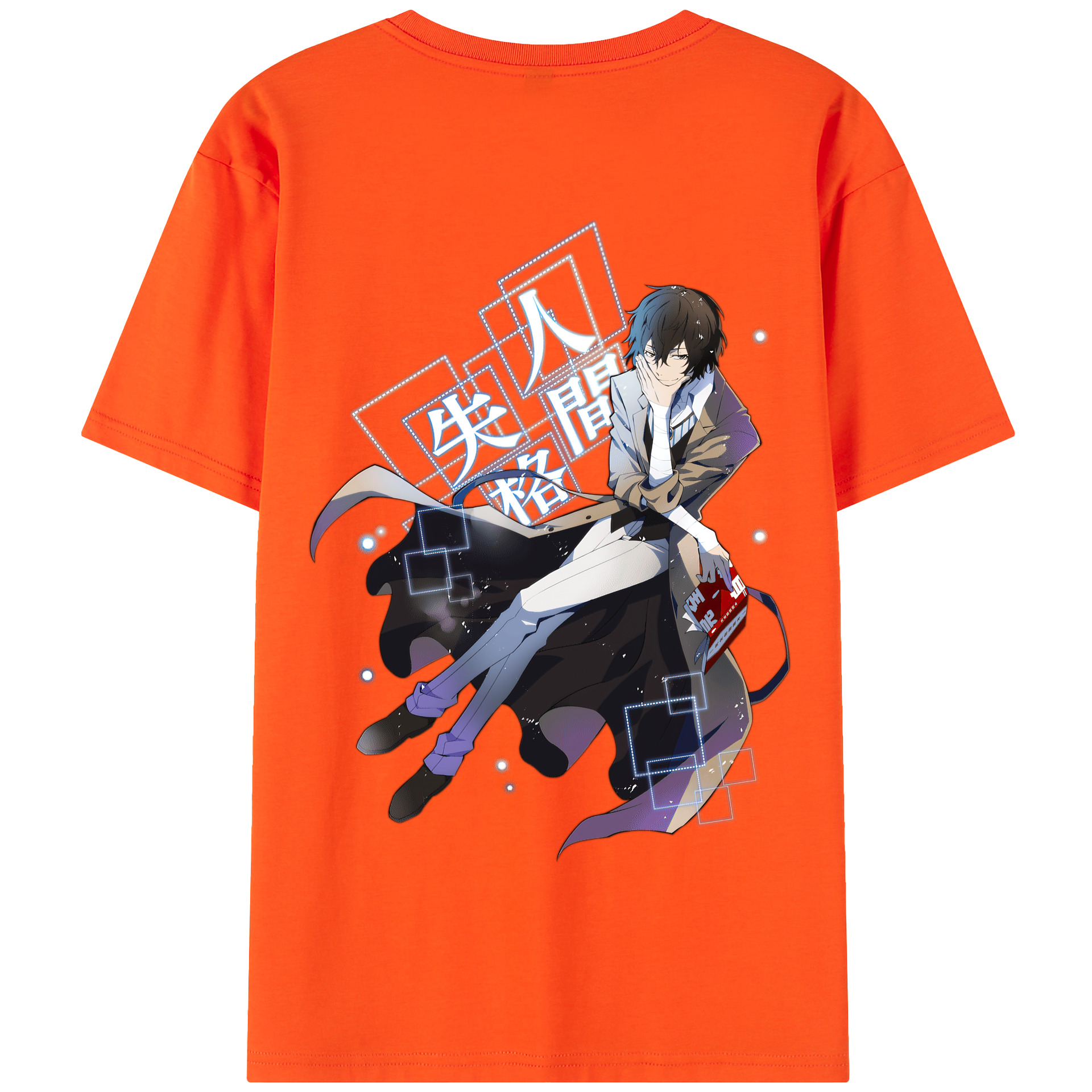 （画像用） 文豪ストレイドッグス Bungo Stray Dogs 綿100％半袖Tシャツ（背面プリント）