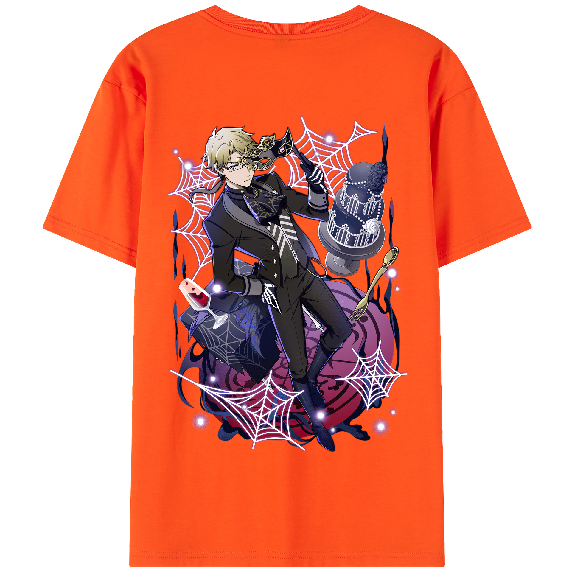 （画像用） 文豪ストレイドッグス Bungo Stray Dogs 綿100％半袖Tシャツ（背面プリント）