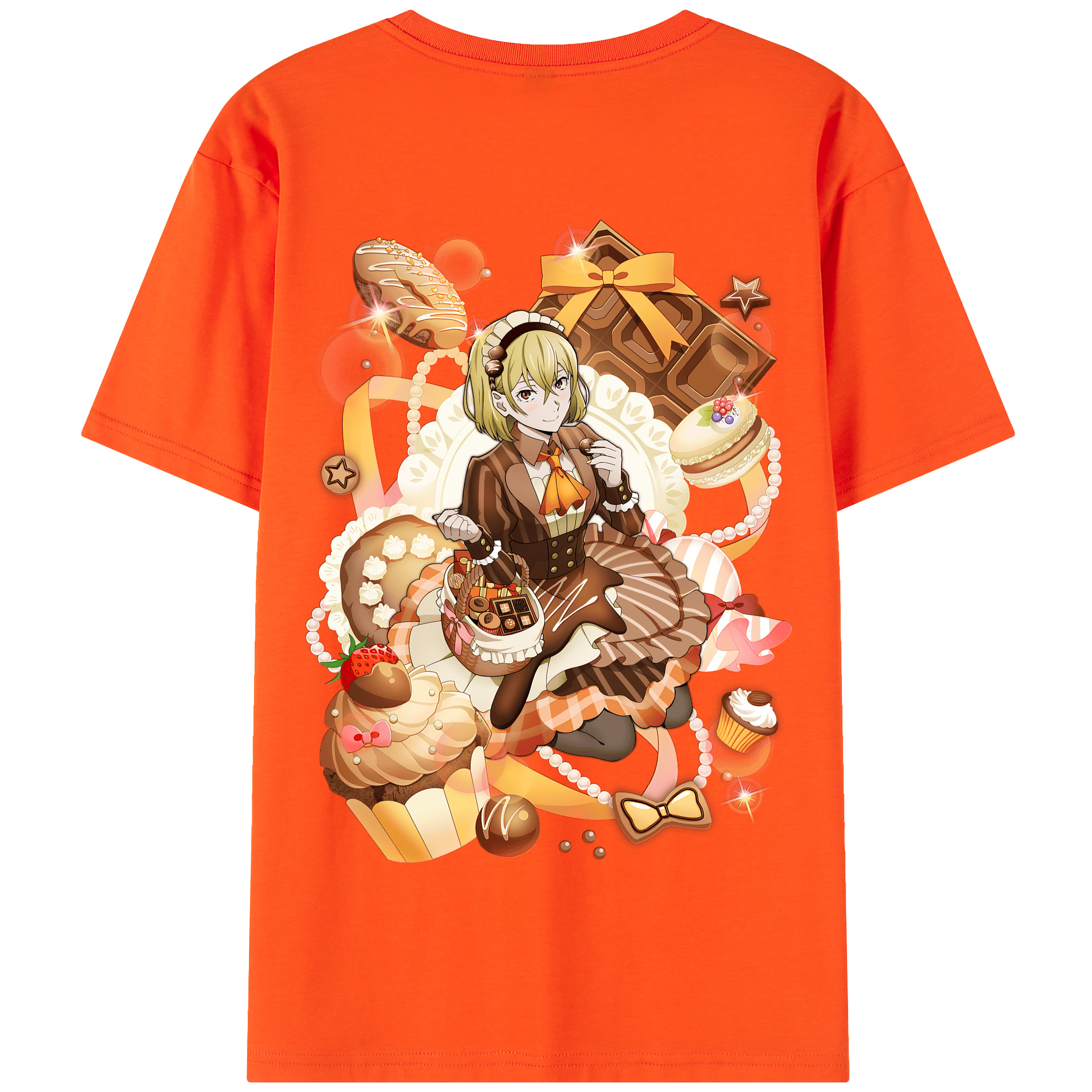 （画像用） 文豪ストレイドッグス Bungo Stray Dogs 綿100％半袖Tシャツ（背面プリント）
