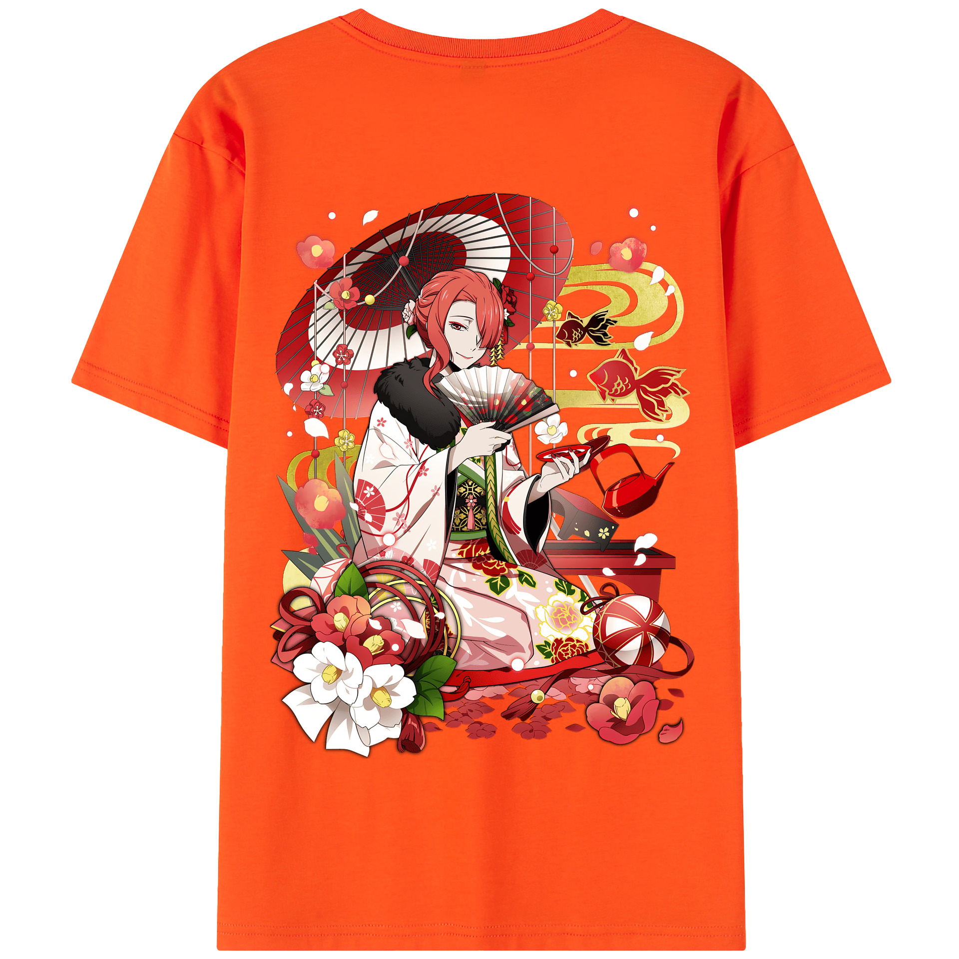 （画像用） 文豪ストレイドッグス Bungo Stray Dogs 綿100％半袖Tシャツ（背面プリント）