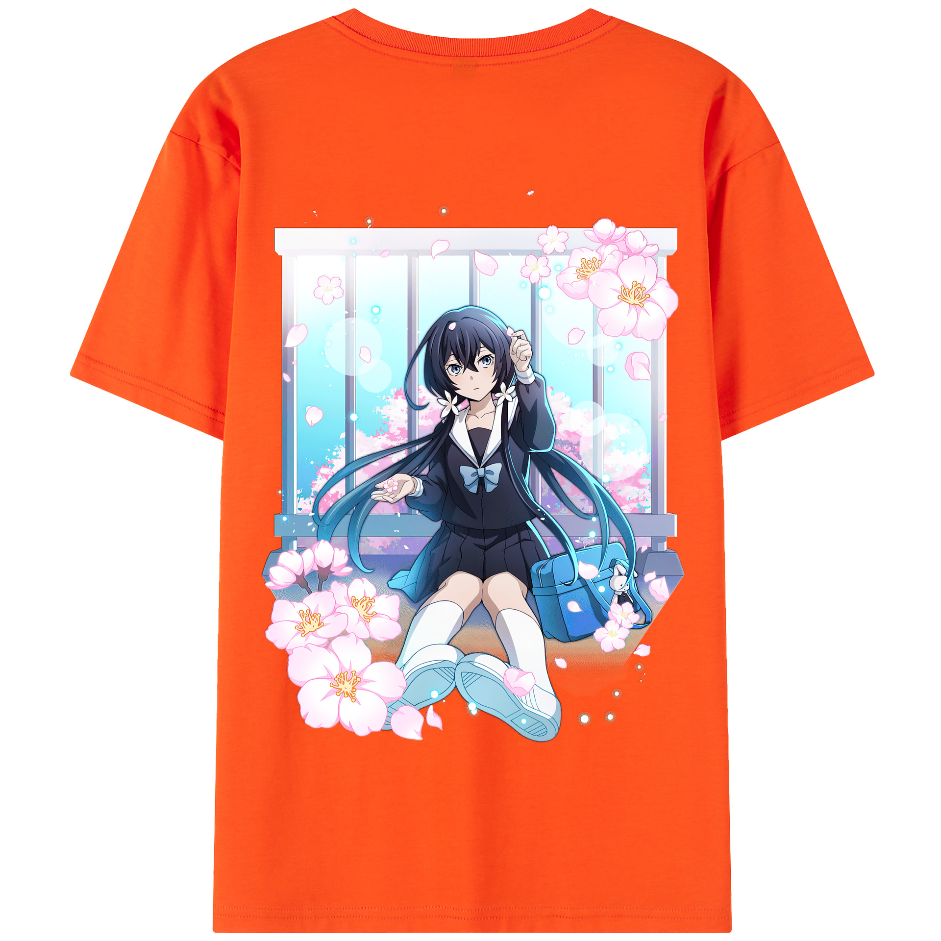 （画像用） 文豪ストレイドッグス Bungo Stray Dogs 綿100％半袖Tシャツ（背面プリント）