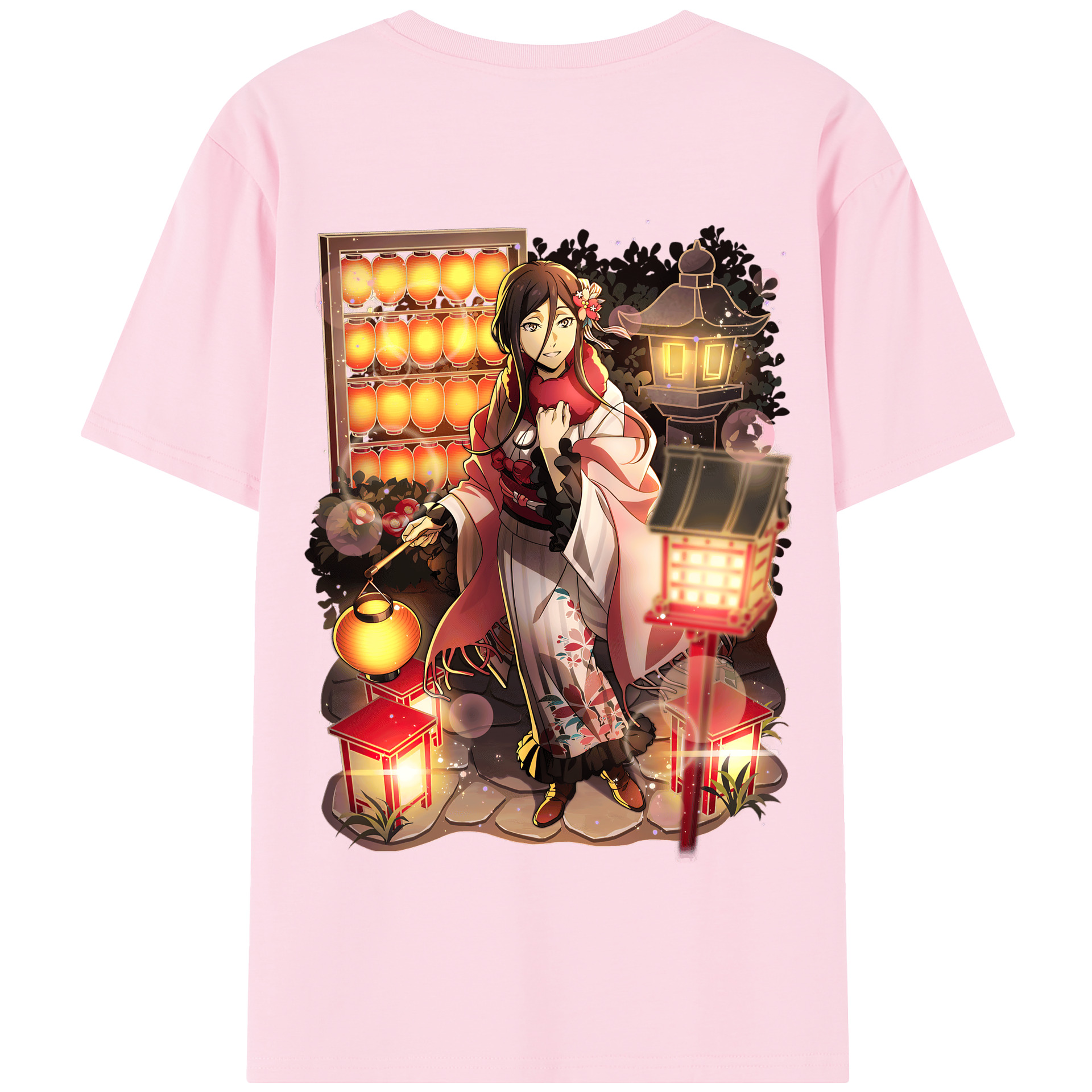 （画像用） 文豪ストレイドッグス Bungo Stray Dogs 綿100％半袖Tシャツ（背面プリント）