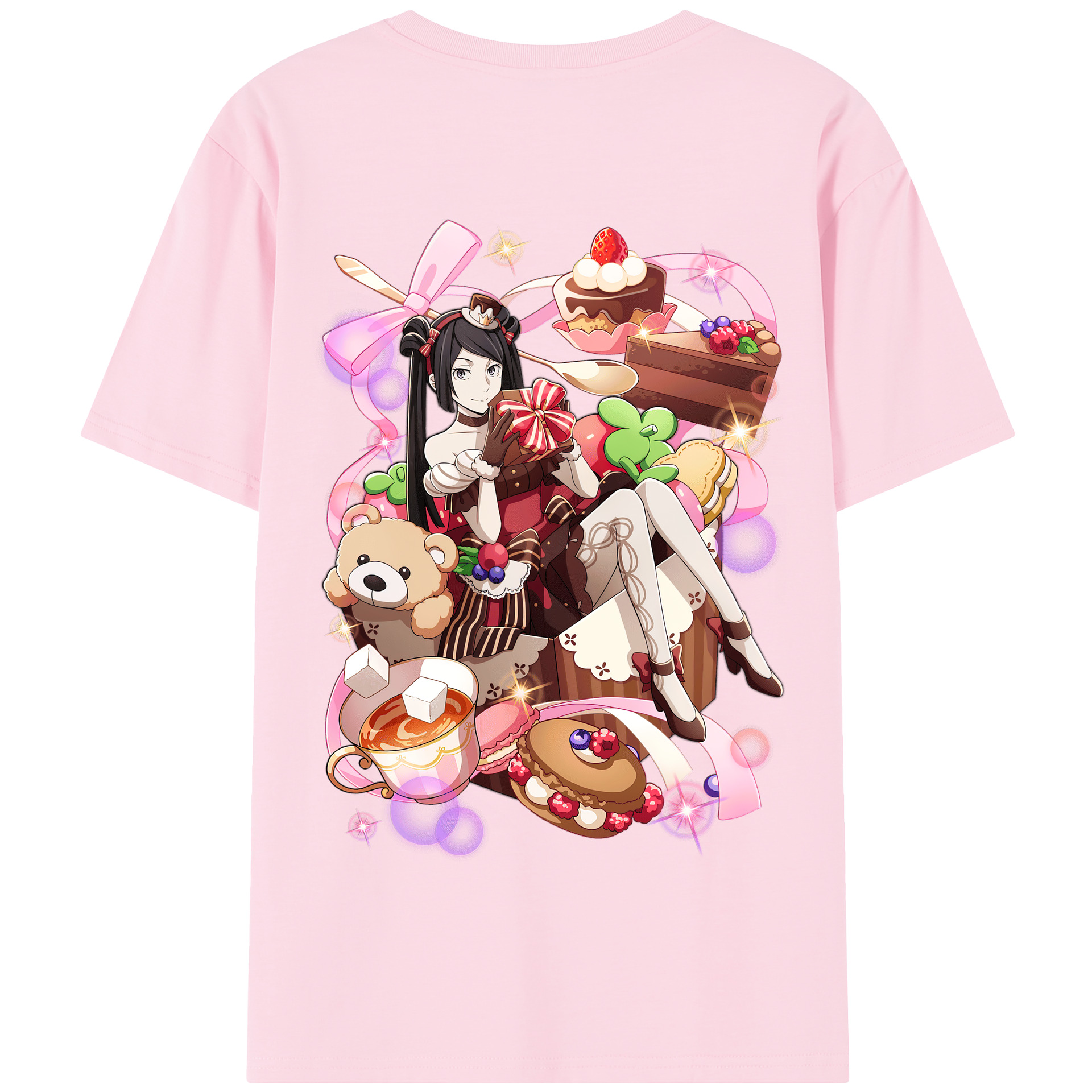 （画像用） 文豪ストレイドッグス Bungo Stray Dogs 綿100％半袖Tシャツ（背面プリント）