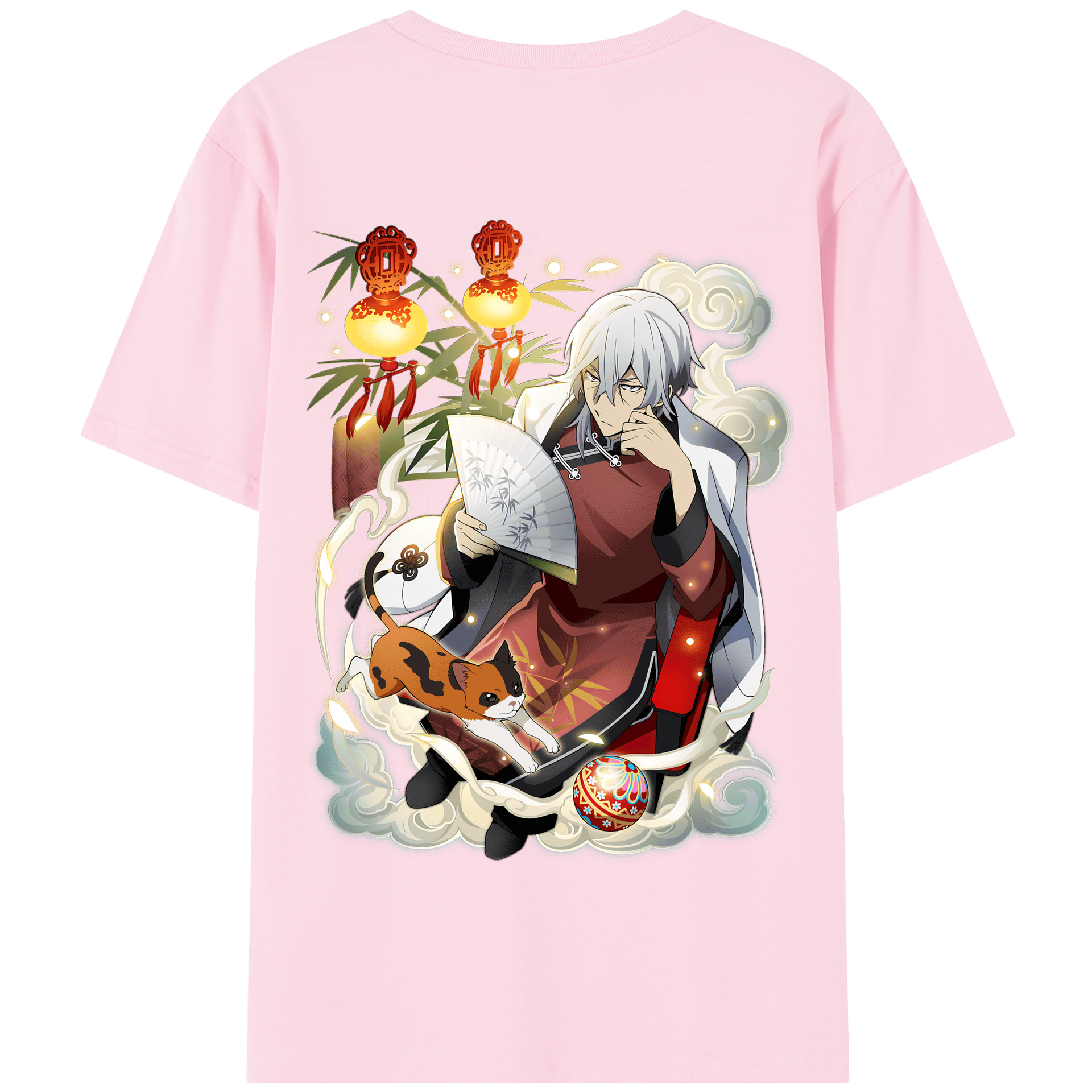 （画像用） 文豪ストレイドッグス Bungo Stray Dogs 綿100％半袖Tシャツ（背面プリント）