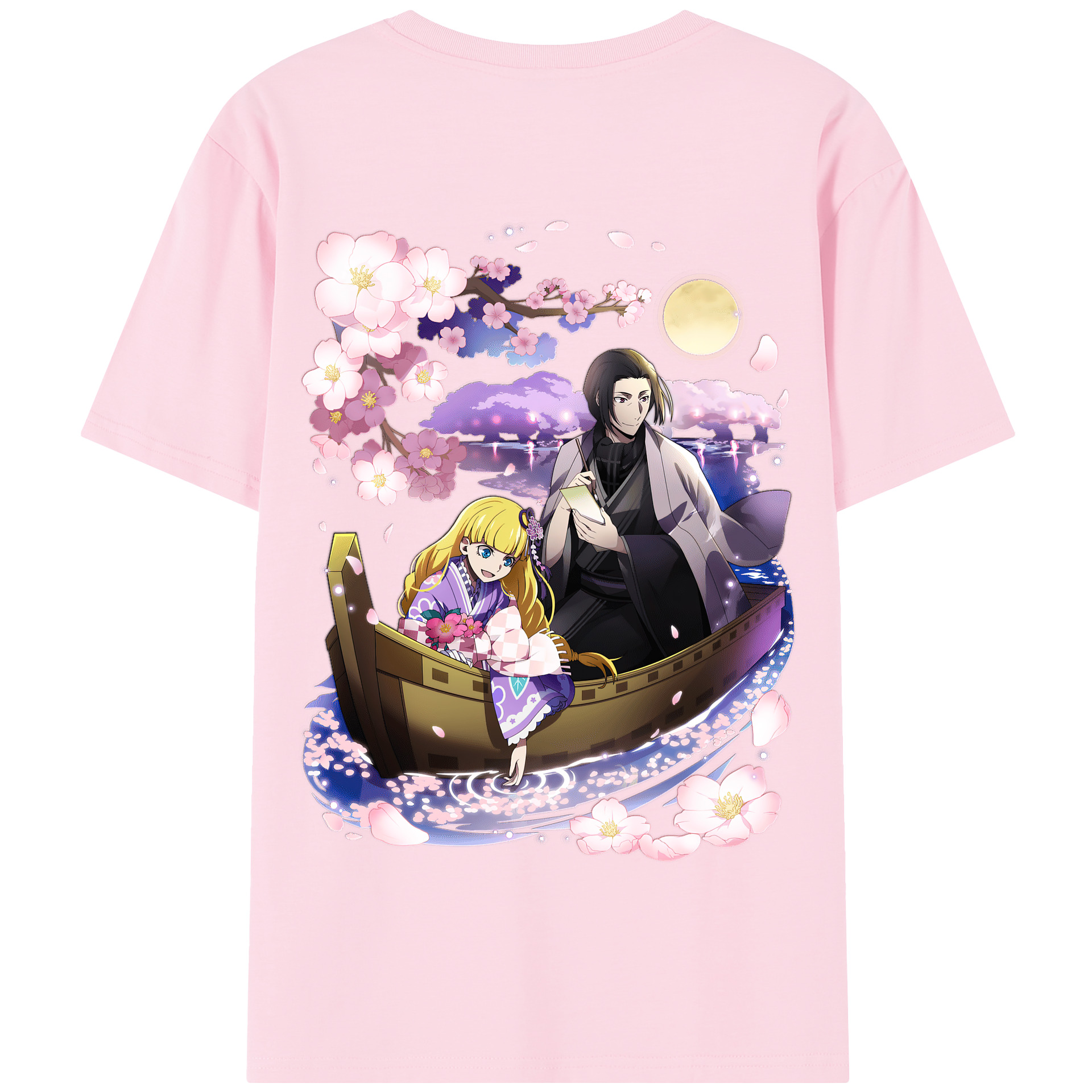 （画像用） 文豪ストレイドッグス Bungo Stray Dogs 綿100％半袖Tシャツ（背面プリント）
