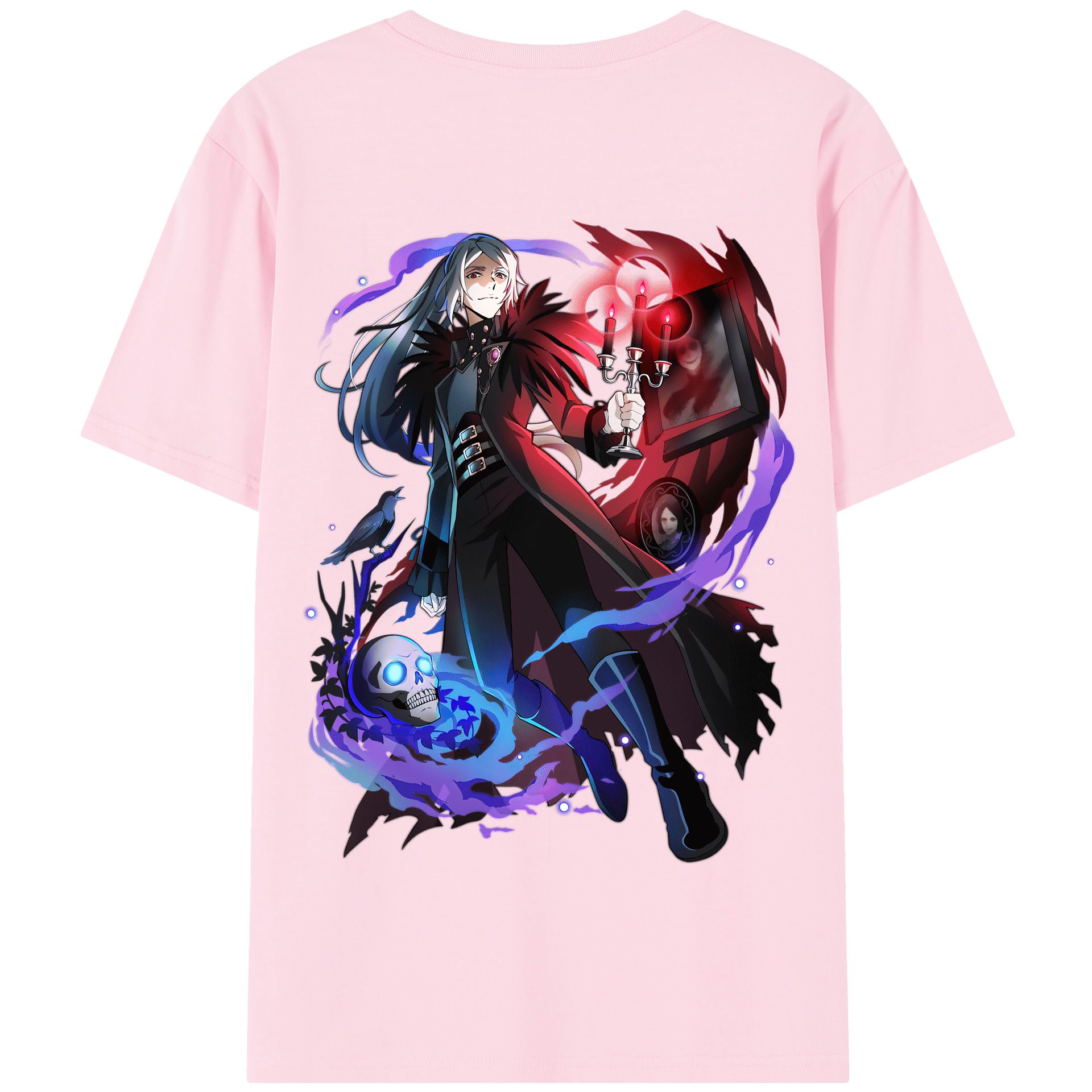 （画像用） 文豪ストレイドッグス Bungo Stray Dogs 綿100％半袖Tシャツ（背面プリント）