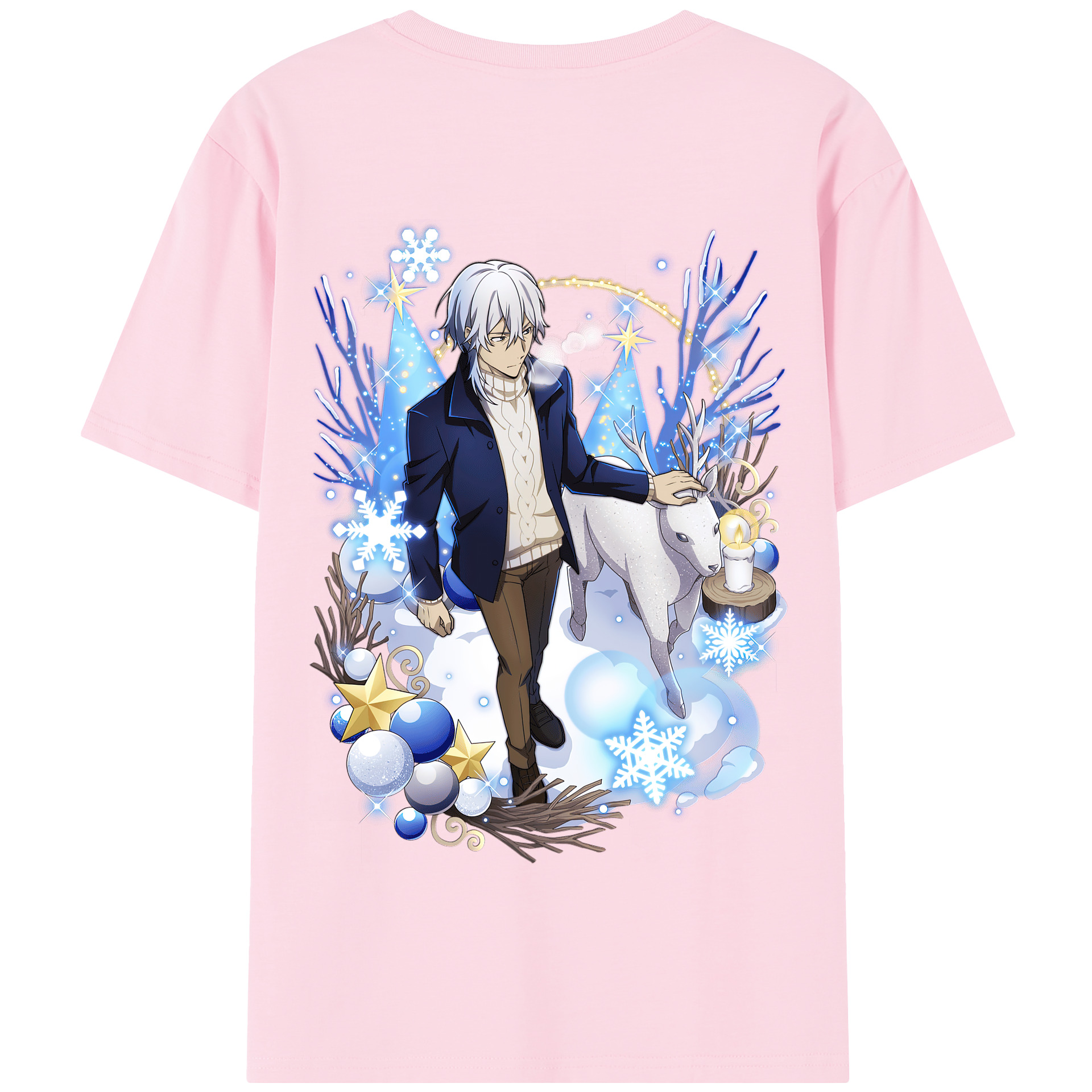 （画像用） 文豪ストレイドッグス Bungo Stray Dogs 綿100％半袖Tシャツ（背面プリント）