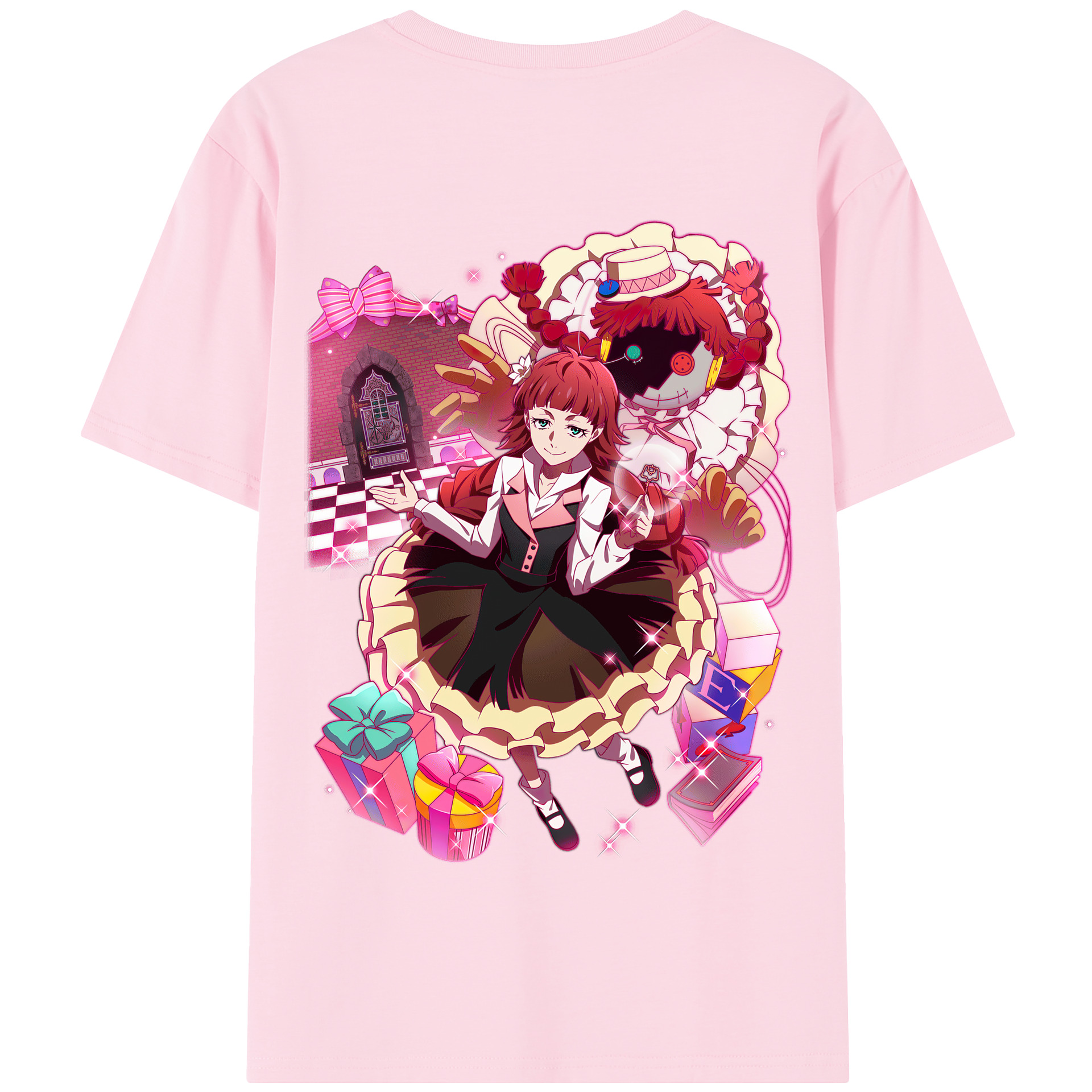 （画像用） 文豪ストレイドッグス Bungo Stray Dogs 綿100％半袖Tシャツ（背面プリント）