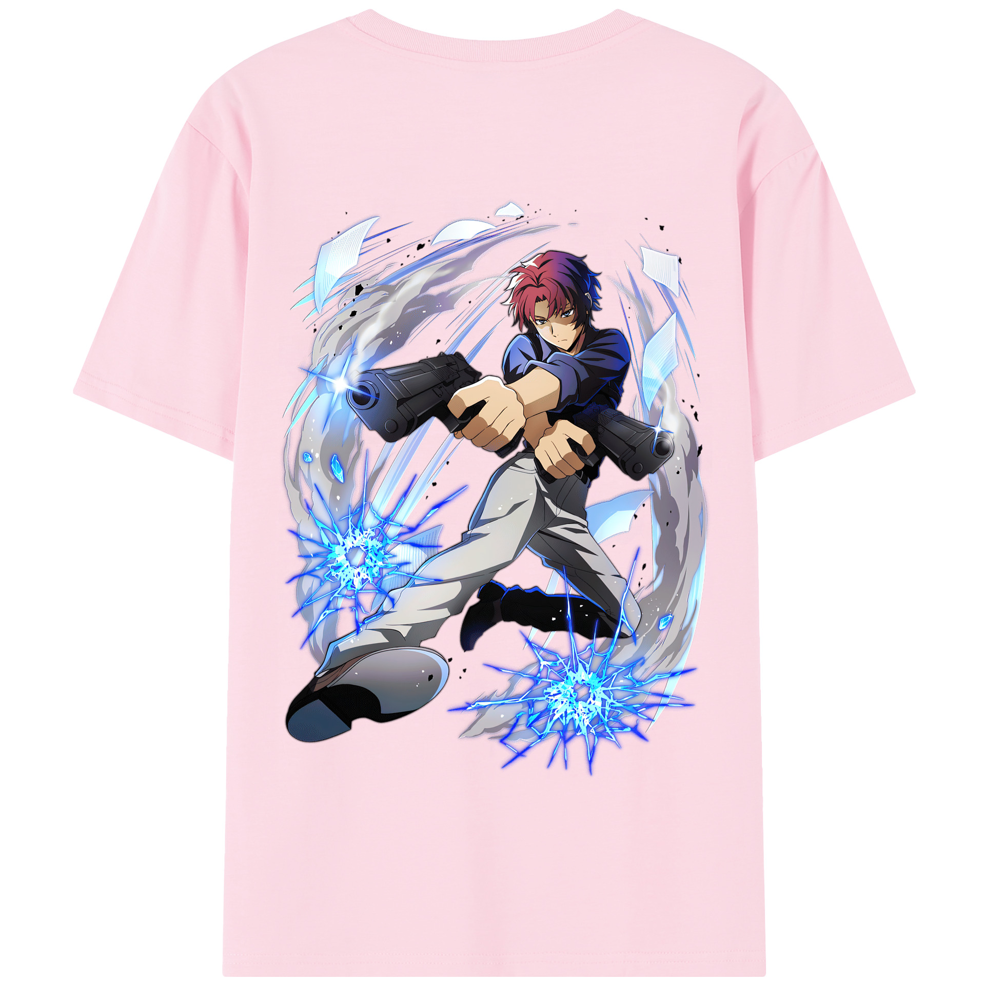 （画像用） 文豪ストレイドッグス Bungo Stray Dogs 綿100％半袖Tシャツ（背面プリント）