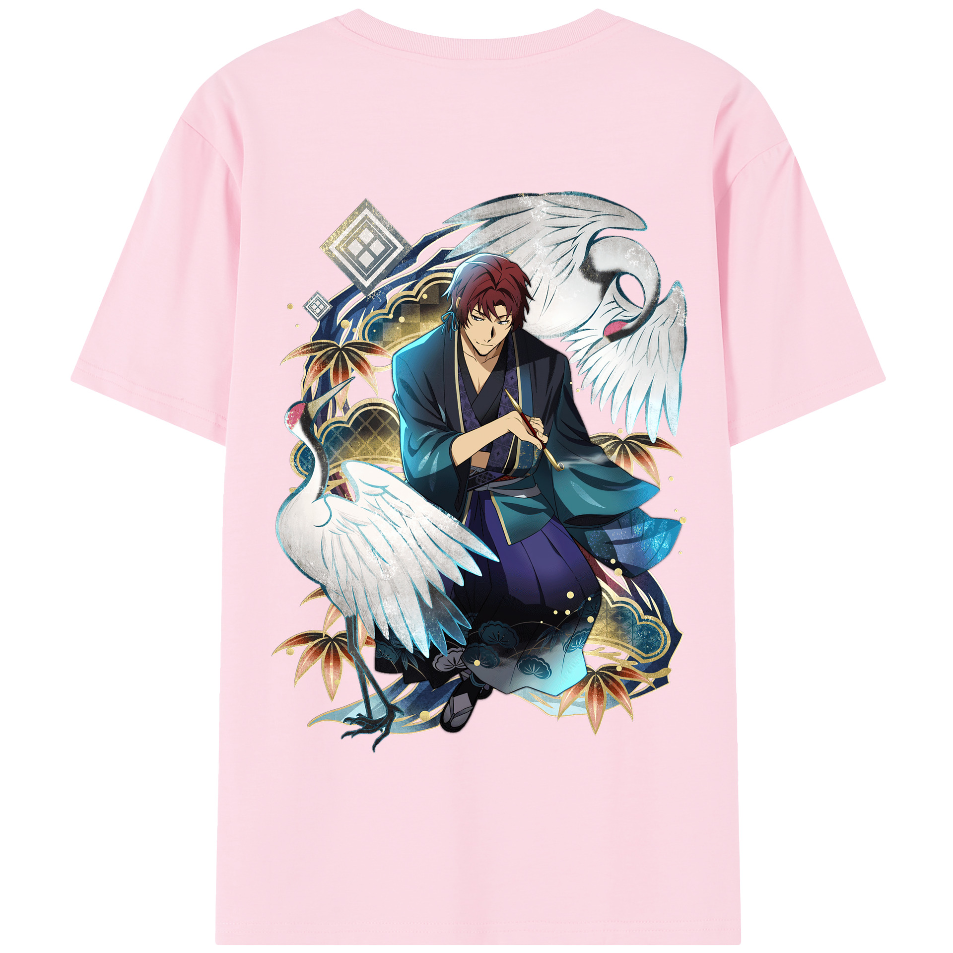 （画像用） 文豪ストレイドッグス Bungo Stray Dogs 綿100％半袖Tシャツ（背面プリント）