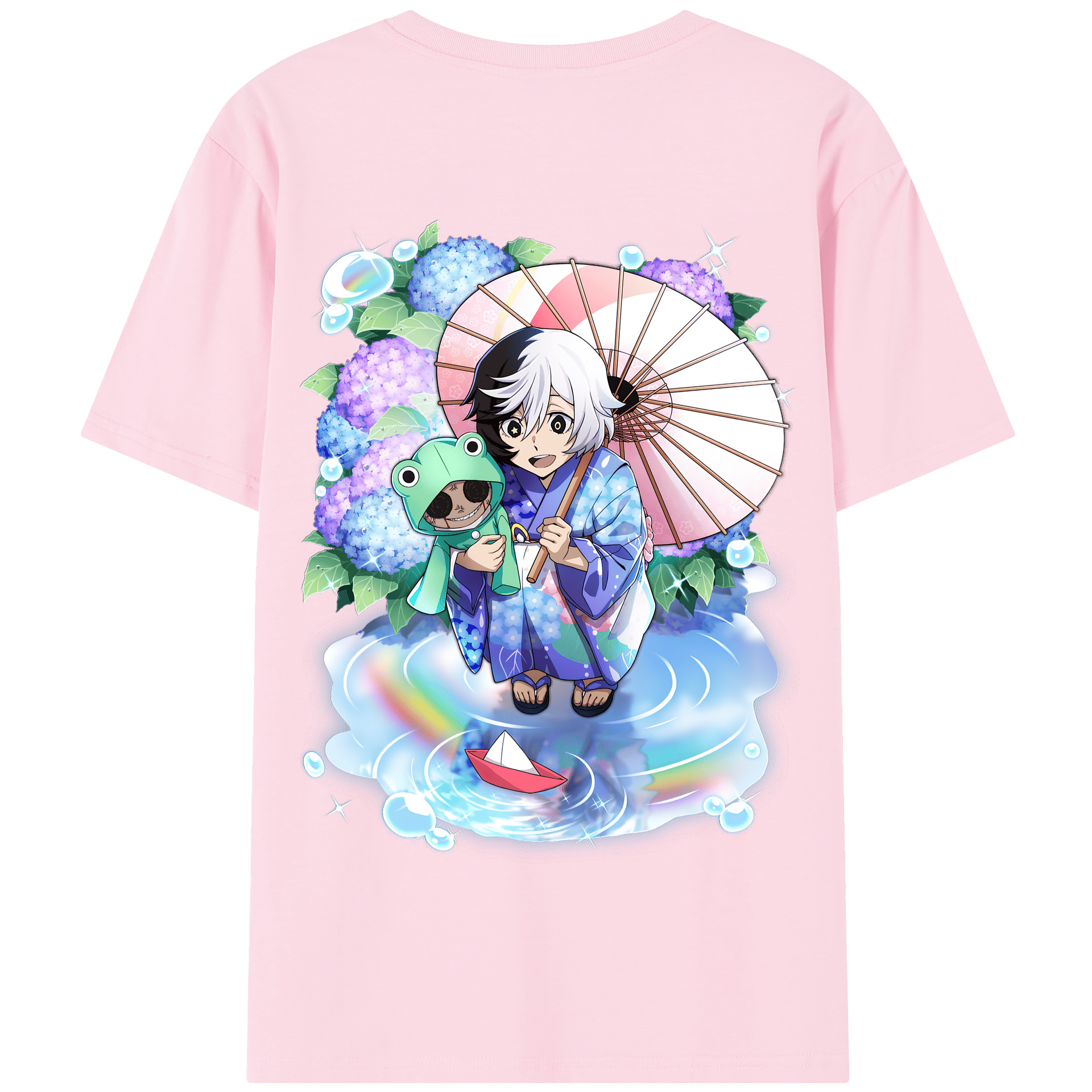 （画像用） 文豪ストレイドッグス Bungo Stray Dogs 綿100％半袖Tシャツ（背面プリント）