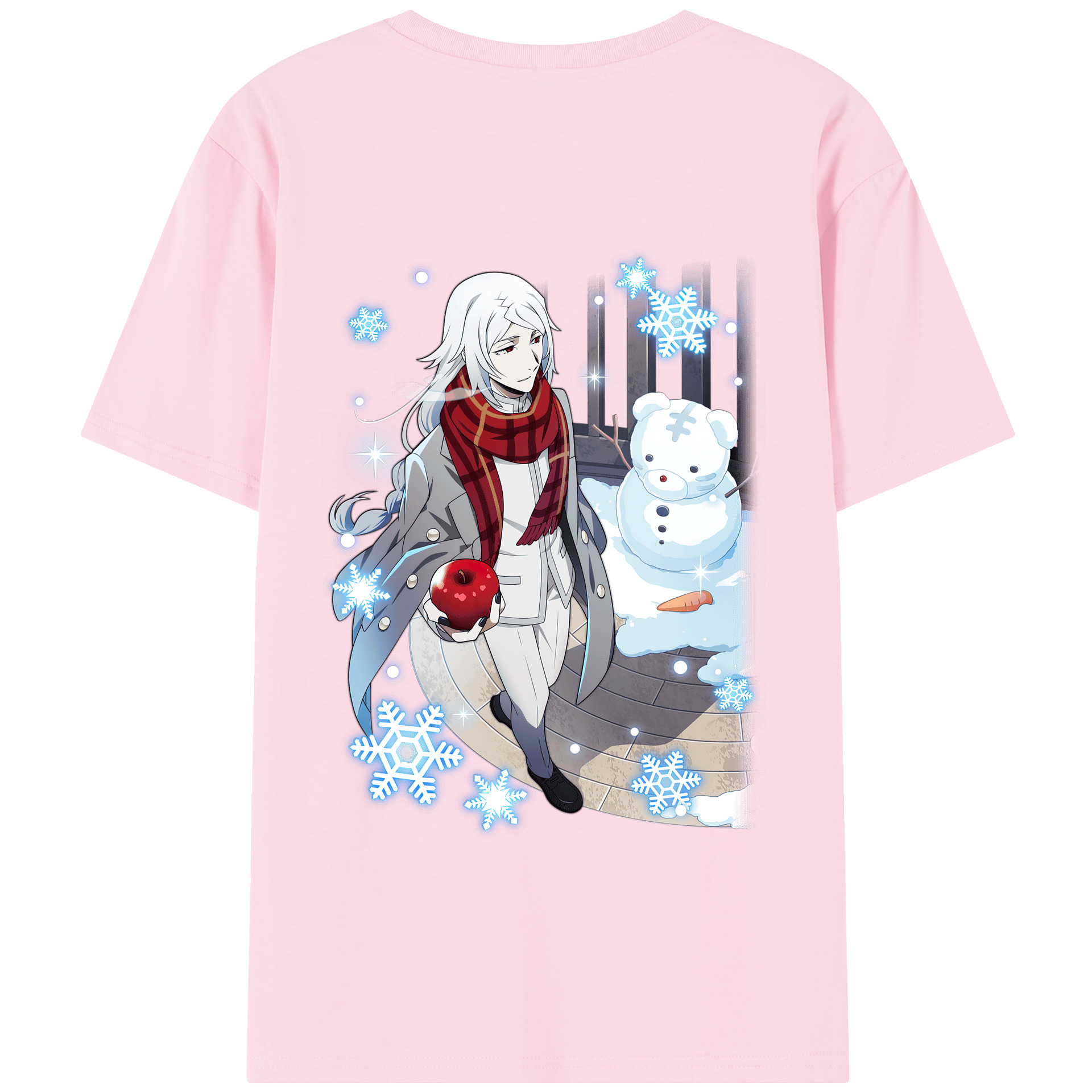 （画像用） 文豪ストレイドッグス Bungo Stray Dogs 綿100％半袖Tシャツ（背面プリント）