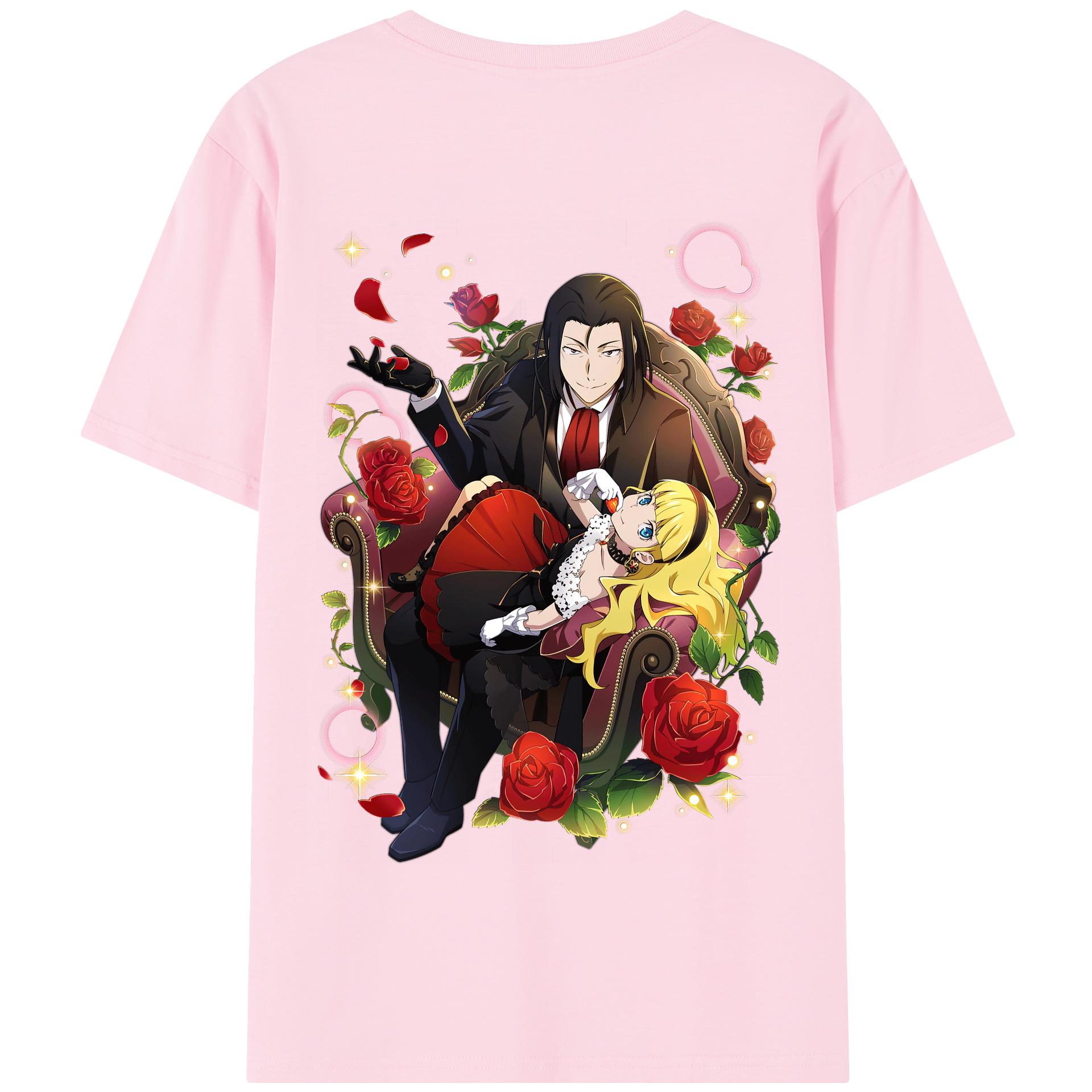 （画像用） 文豪ストレイドッグス Bungo Stray Dogs 綿100％半袖Tシャツ（背面プリント）