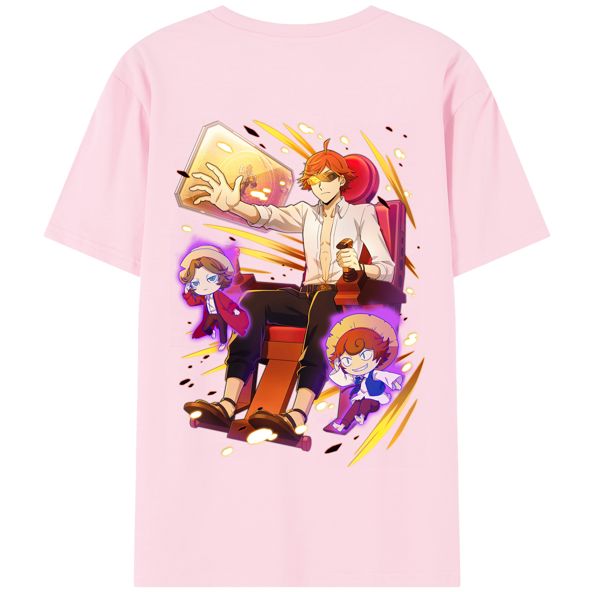 （画像用） 文豪ストレイドッグス Bungo Stray Dogs 綿100％半袖Tシャツ（背面プリント）