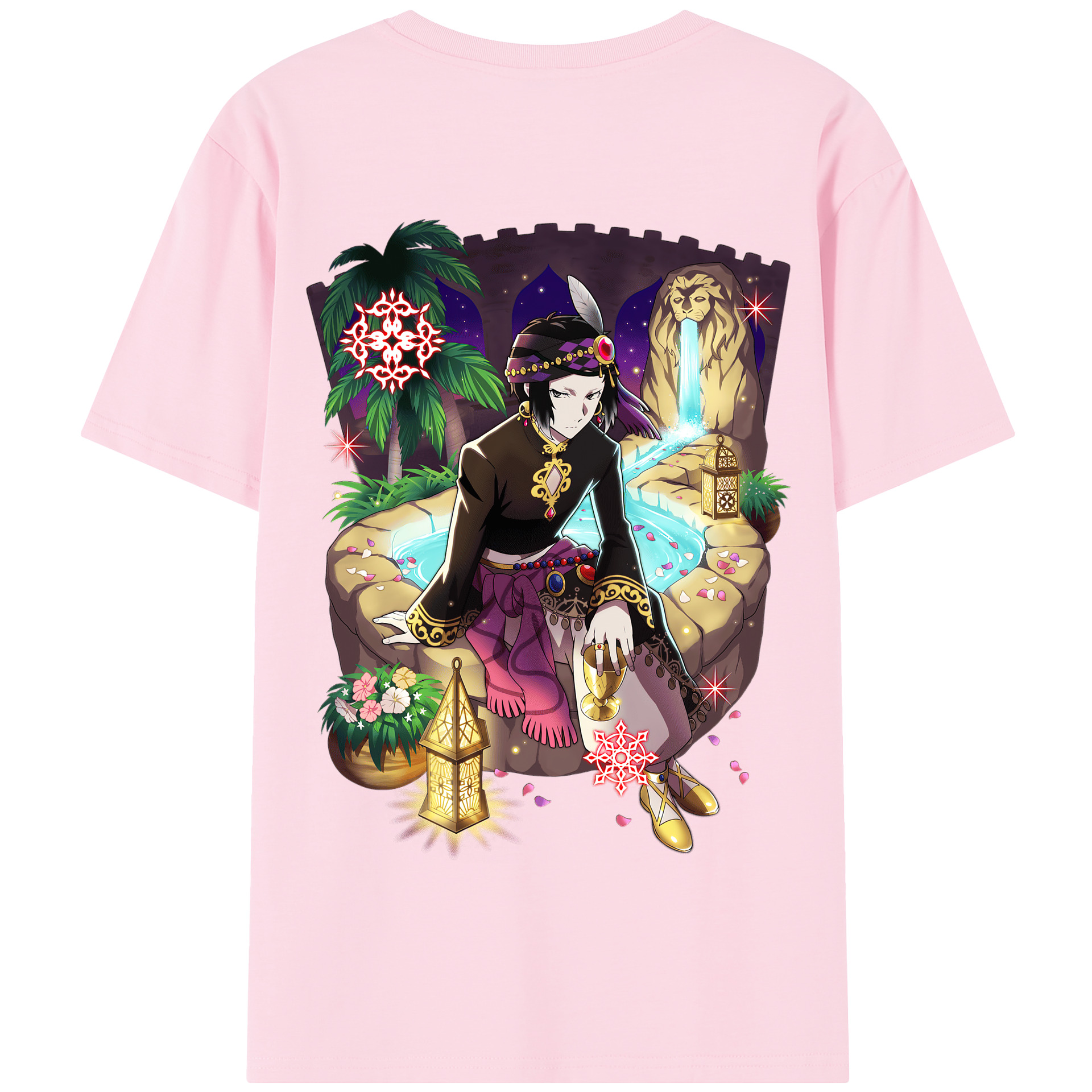 （画像用） 文豪ストレイドッグス Bungo Stray Dogs 綿100％半袖Tシャツ（背面プリント）