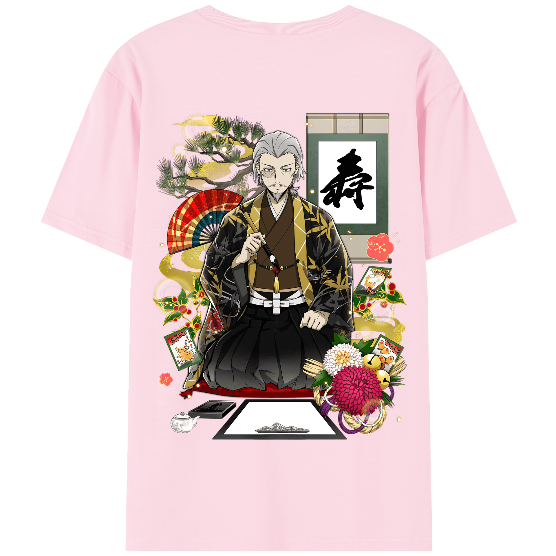 （画像用） 文豪ストレイドッグス Bungo Stray Dogs 綿100％半袖Tシャツ（背面プリント）