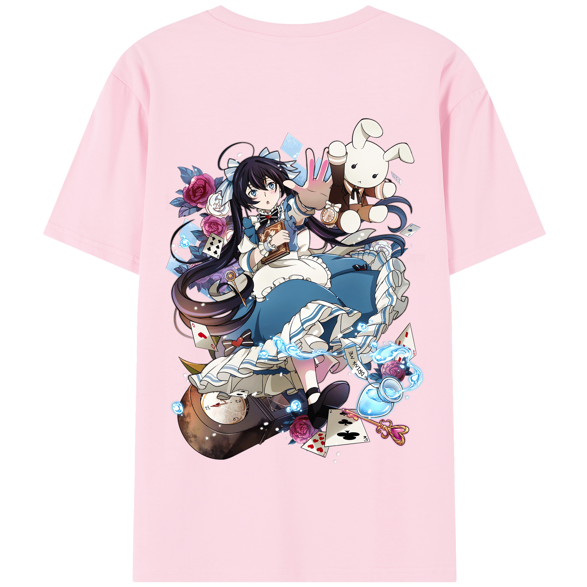 （画像用） 文豪ストレイドッグス Bungo Stray Dogs 綿100％半袖Tシャツ（背面プリント）