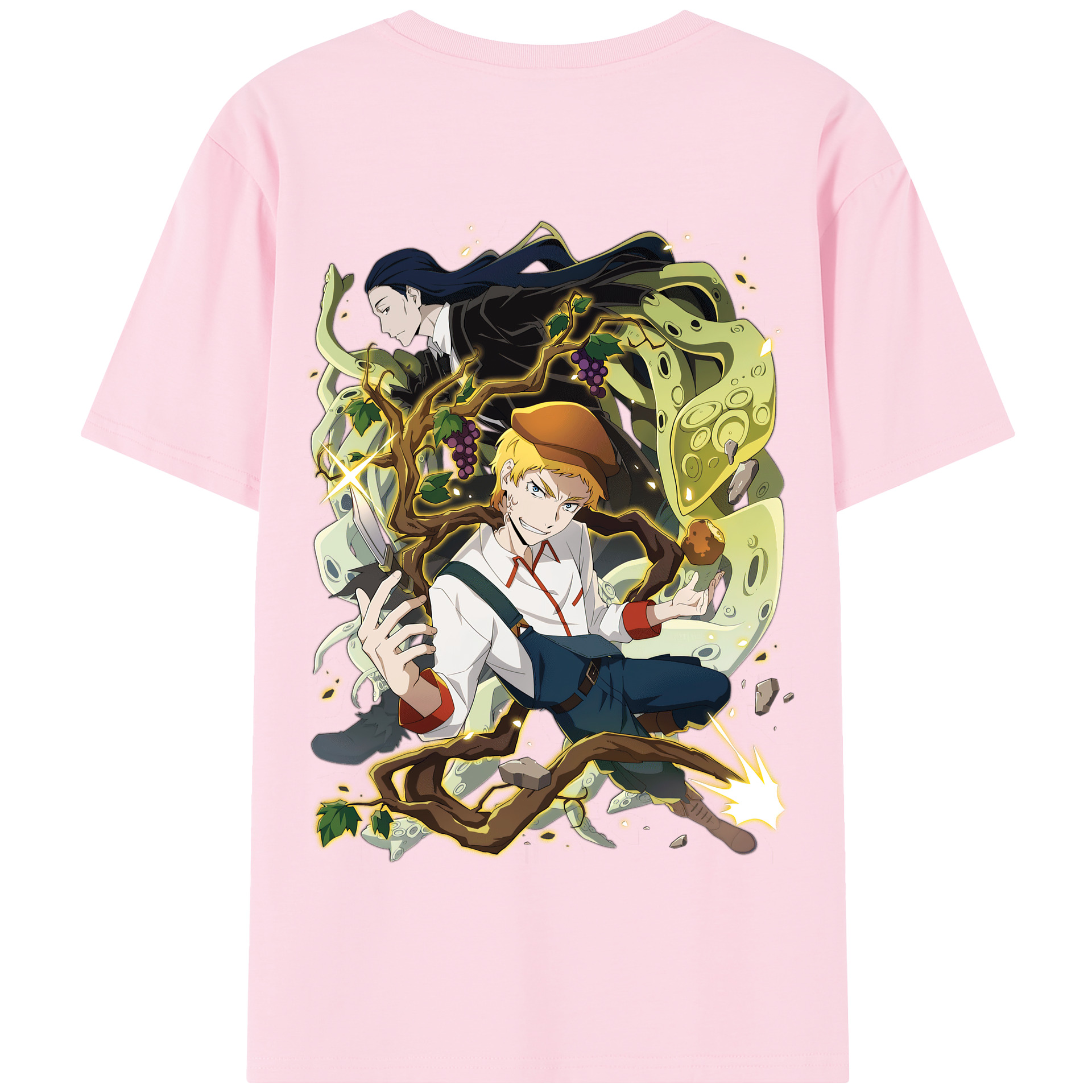 （画像用） 文豪ストレイドッグス Bungo Stray Dogs 綿100％半袖Tシャツ（背面プリント）