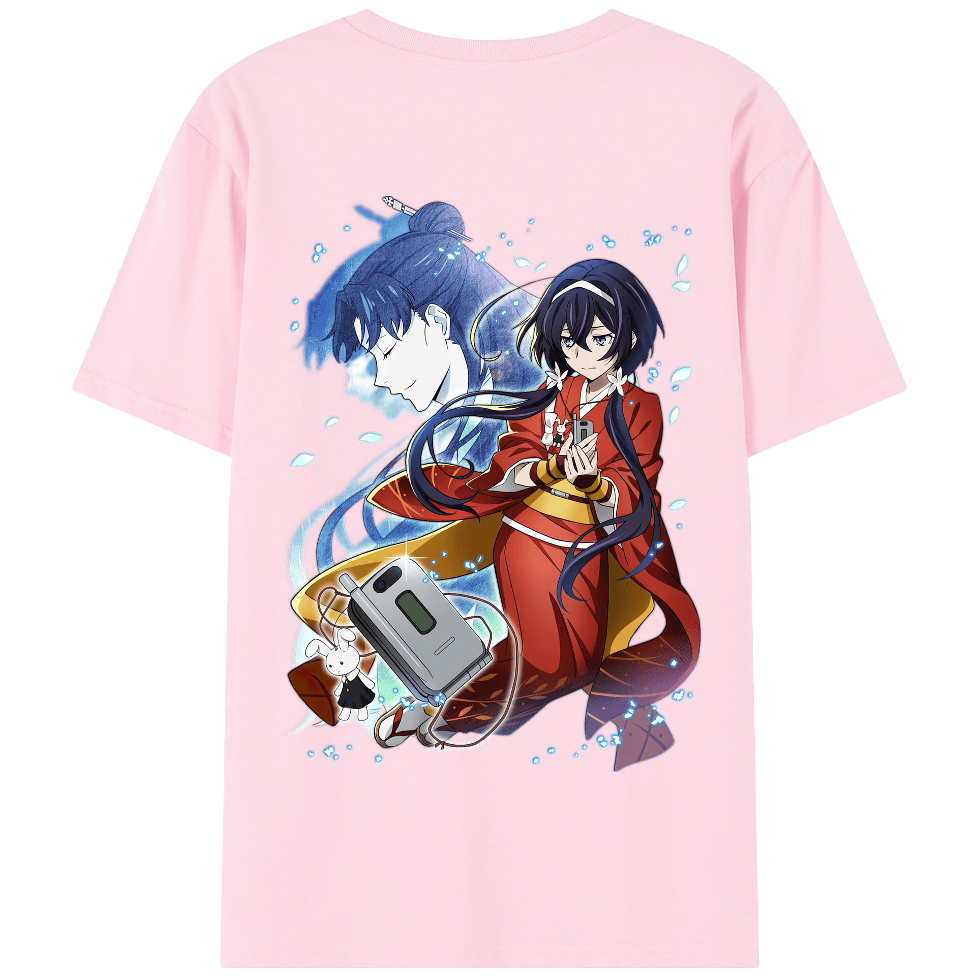 （画像用） 文豪ストレイドッグス Bungo Stray Dogs 綿100％半袖Tシャツ（背面プリント）
