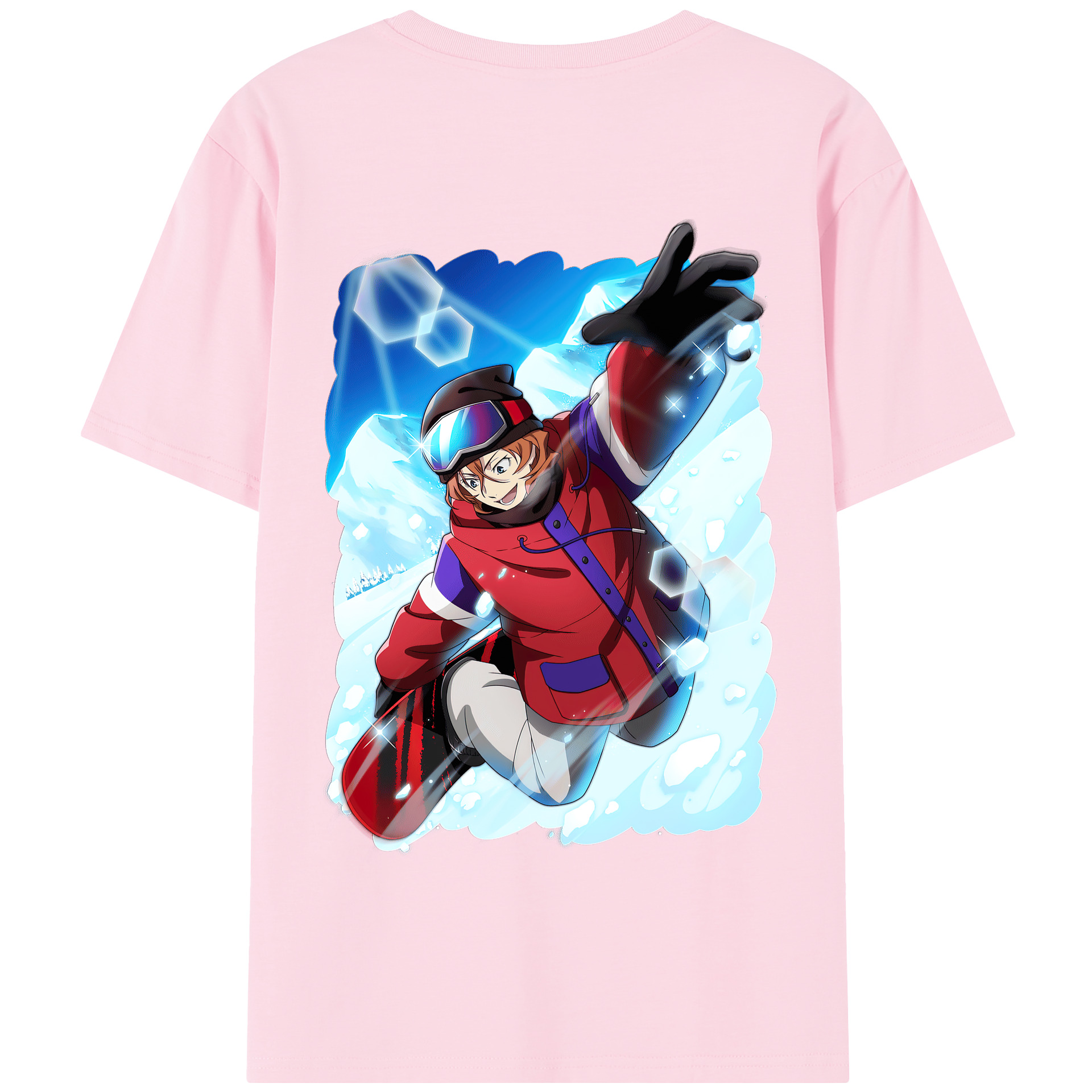 （画像用） 文豪ストレイドッグス Bungo Stray Dogs 綿100％半袖Tシャツ（背面プリント）