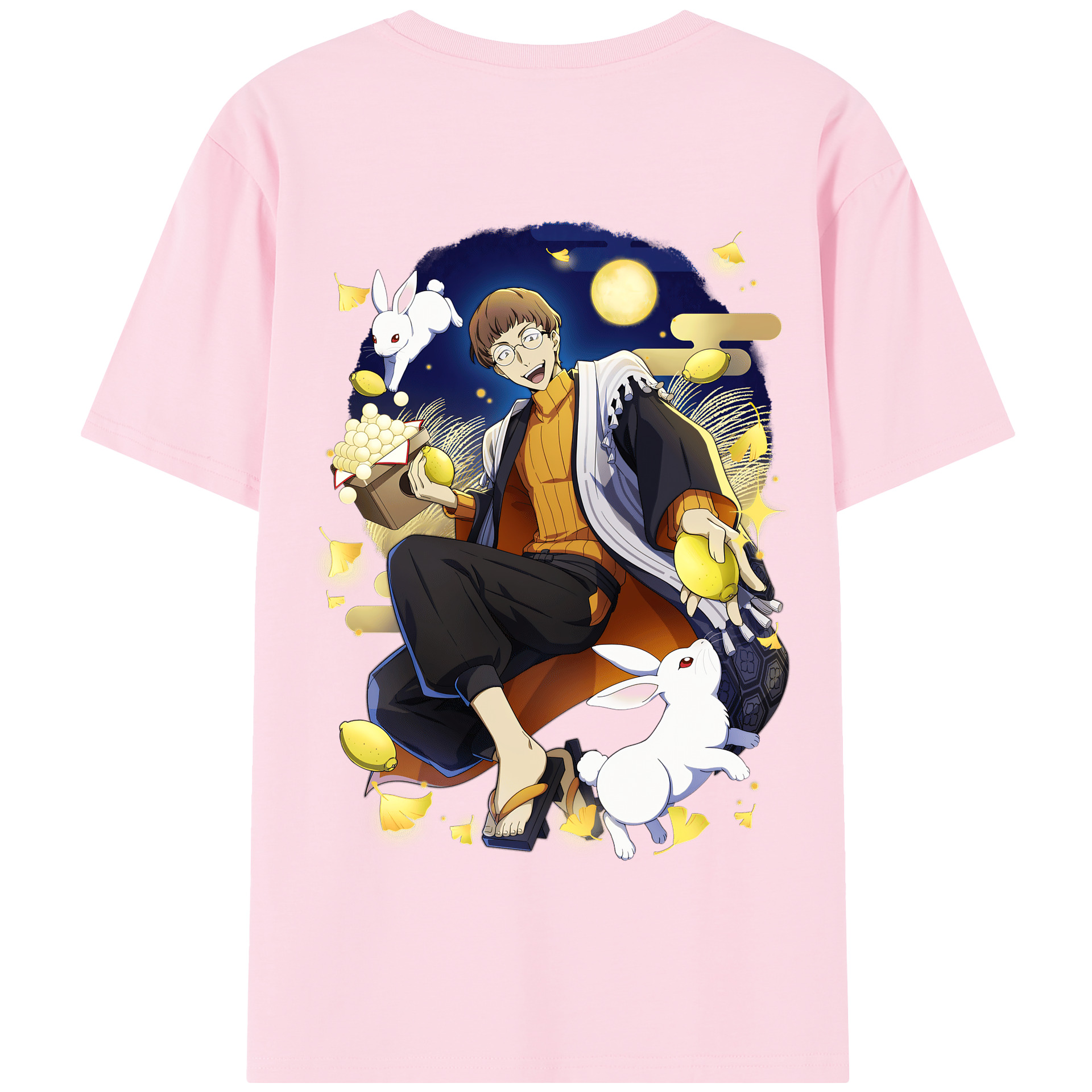 （画像用） 文豪ストレイドッグス Bungo Stray Dogs 綿100％半袖Tシャツ（背面プリント）