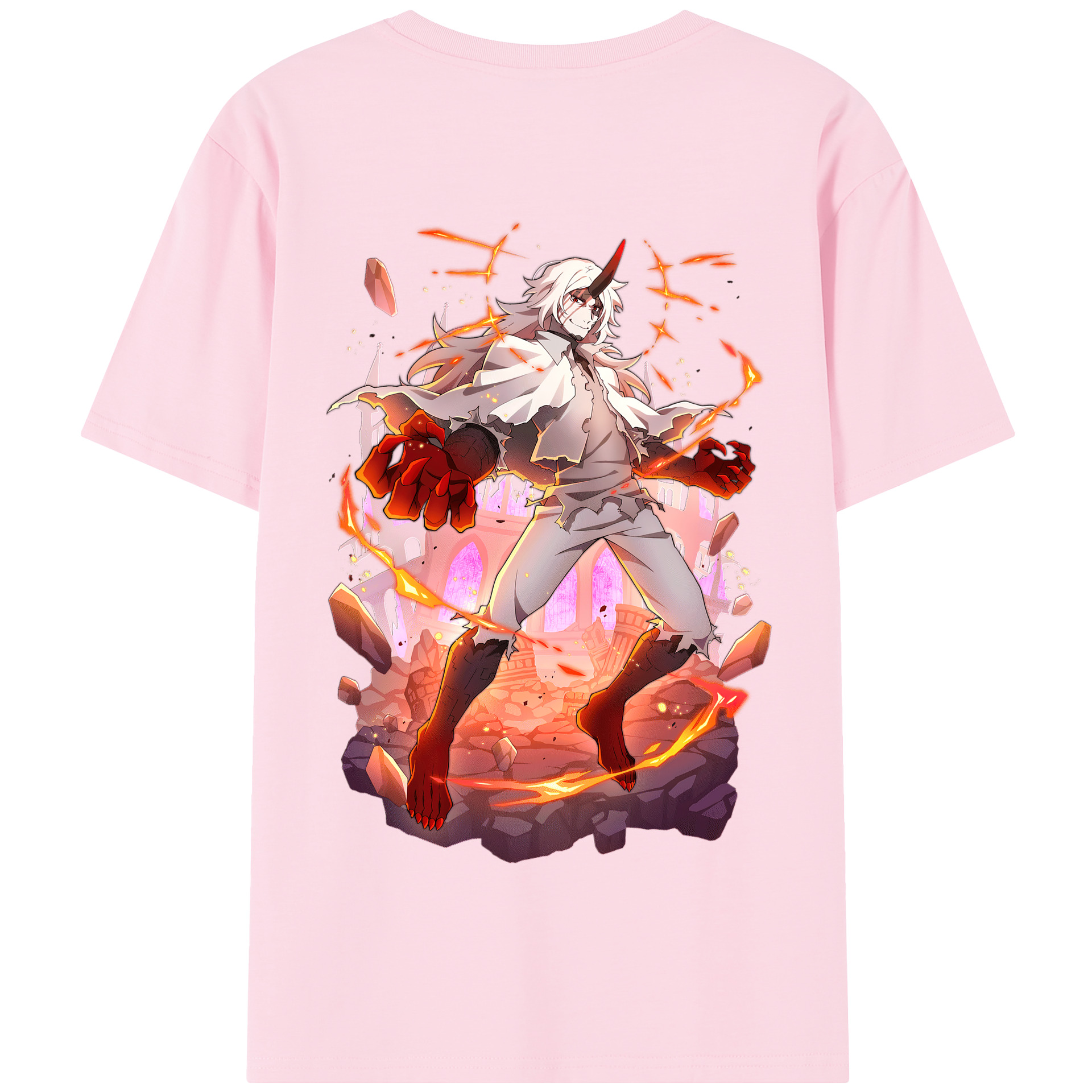 （画像用） 文豪ストレイドッグス Bungo Stray Dogs 綿100％半袖Tシャツ（背面プリント）