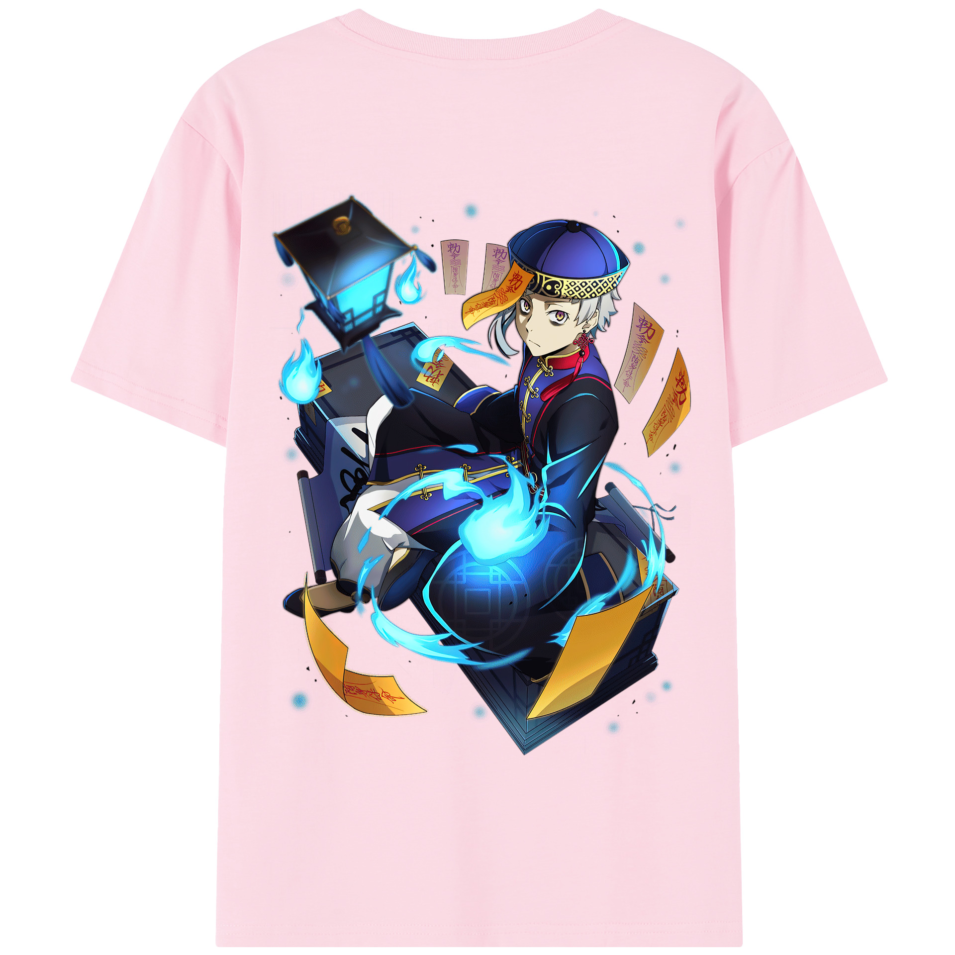 （画像用） 文豪ストレイドッグス Bungo Stray Dogs 綿100％半袖Tシャツ（背面プリント）