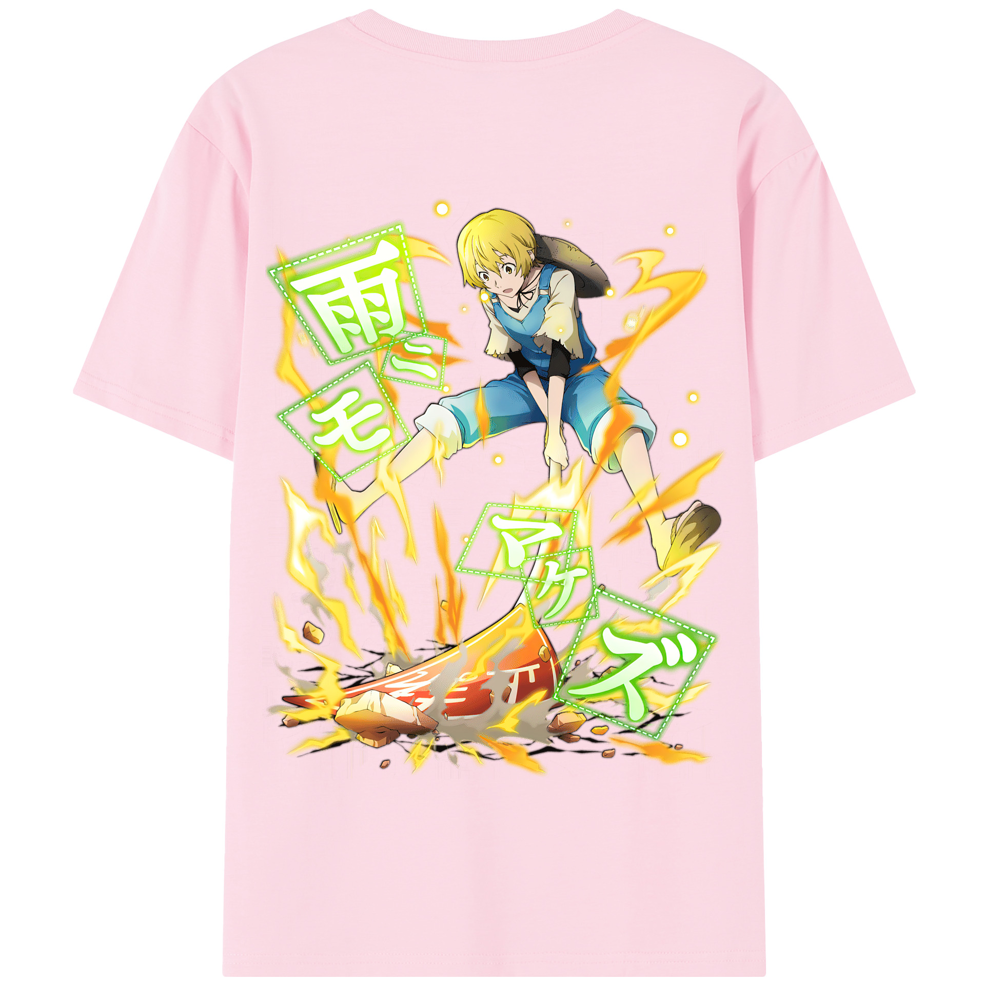 （画像用） 文豪ストレイドッグス Bungo Stray Dogs 綿100％半袖Tシャツ（背面プリント）