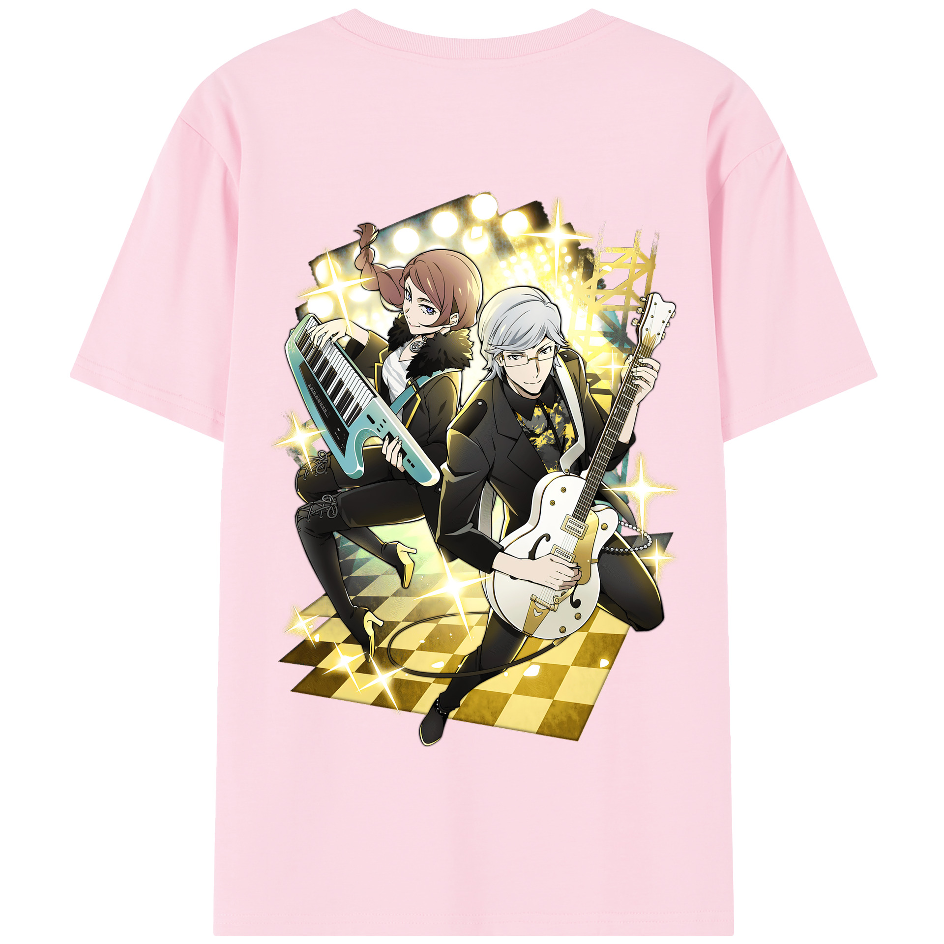 （画像用） 文豪ストレイドッグス Bungo Stray Dogs 綿100％半袖Tシャツ（背面プリント）