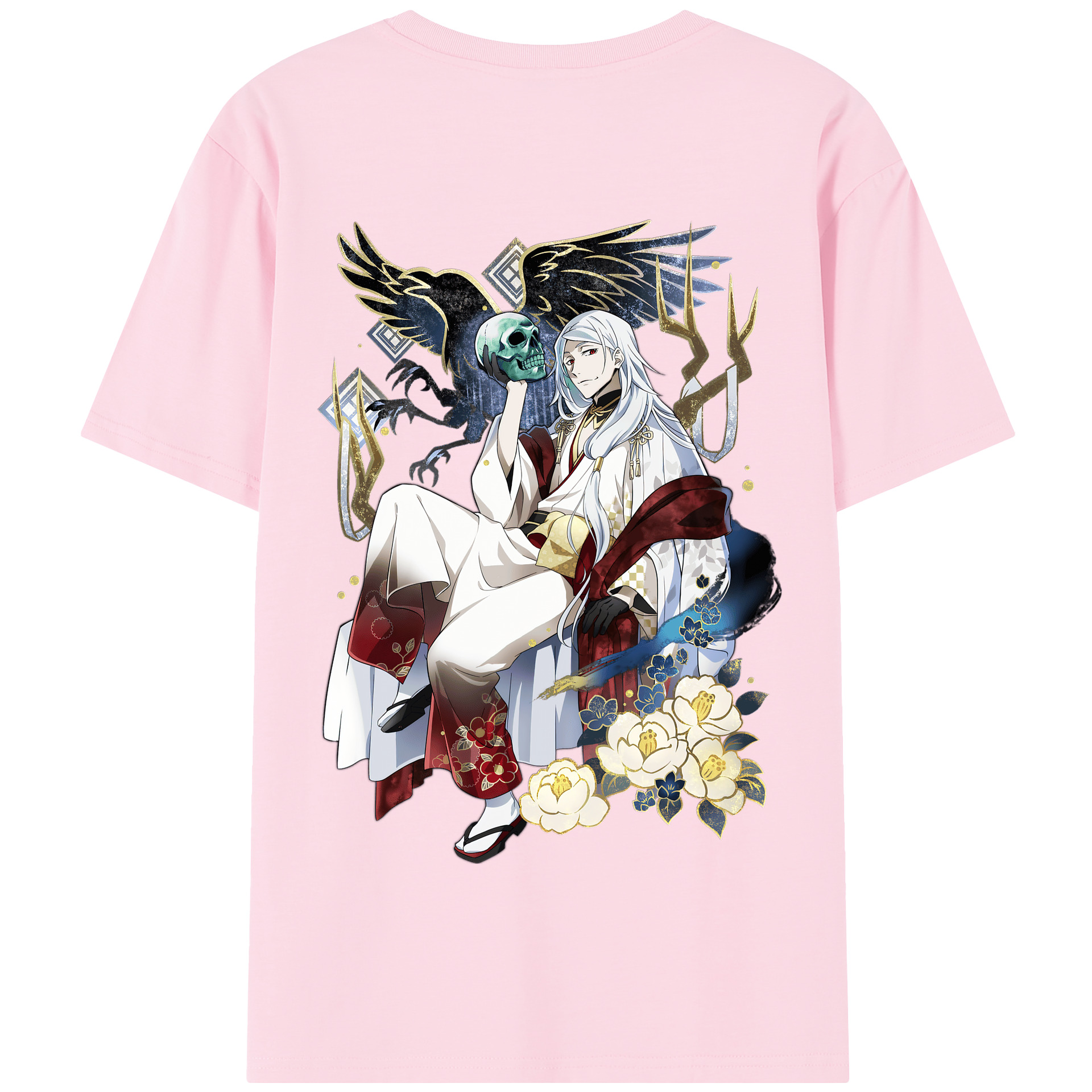 （画像用） 文豪ストレイドッグス Bungo Stray Dogs 綿100％半袖Tシャツ（背面プリント）