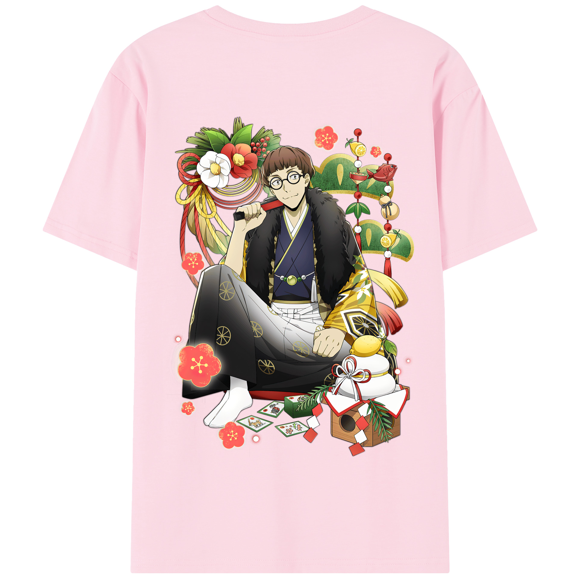 （画像用） 文豪ストレイドッグス Bungo Stray Dogs 綿100％半袖Tシャツ（背面プリント）