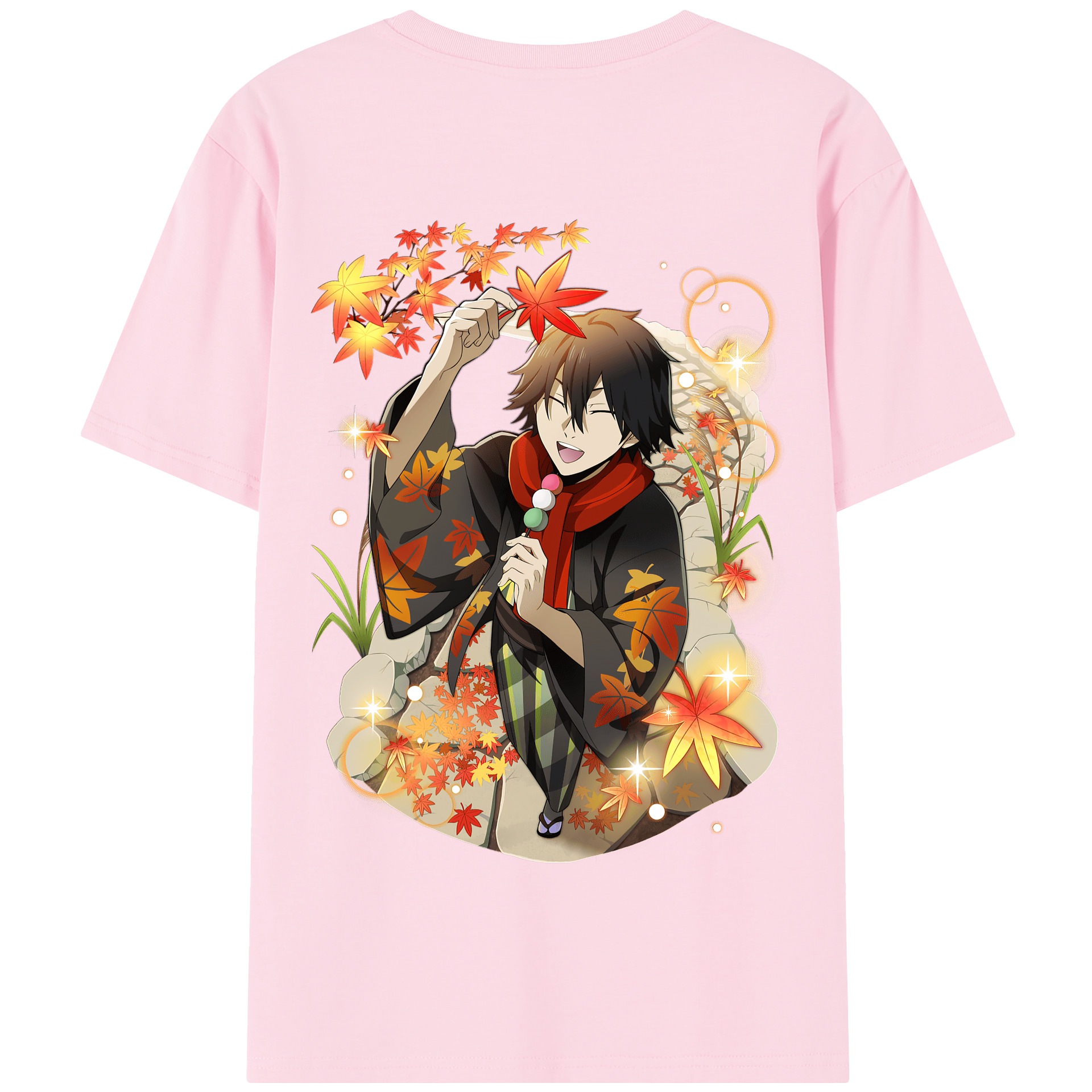 （画像用） 文豪ストレイドッグス Bungo Stray Dogs 綿100％半袖Tシャツ（背面プリント）