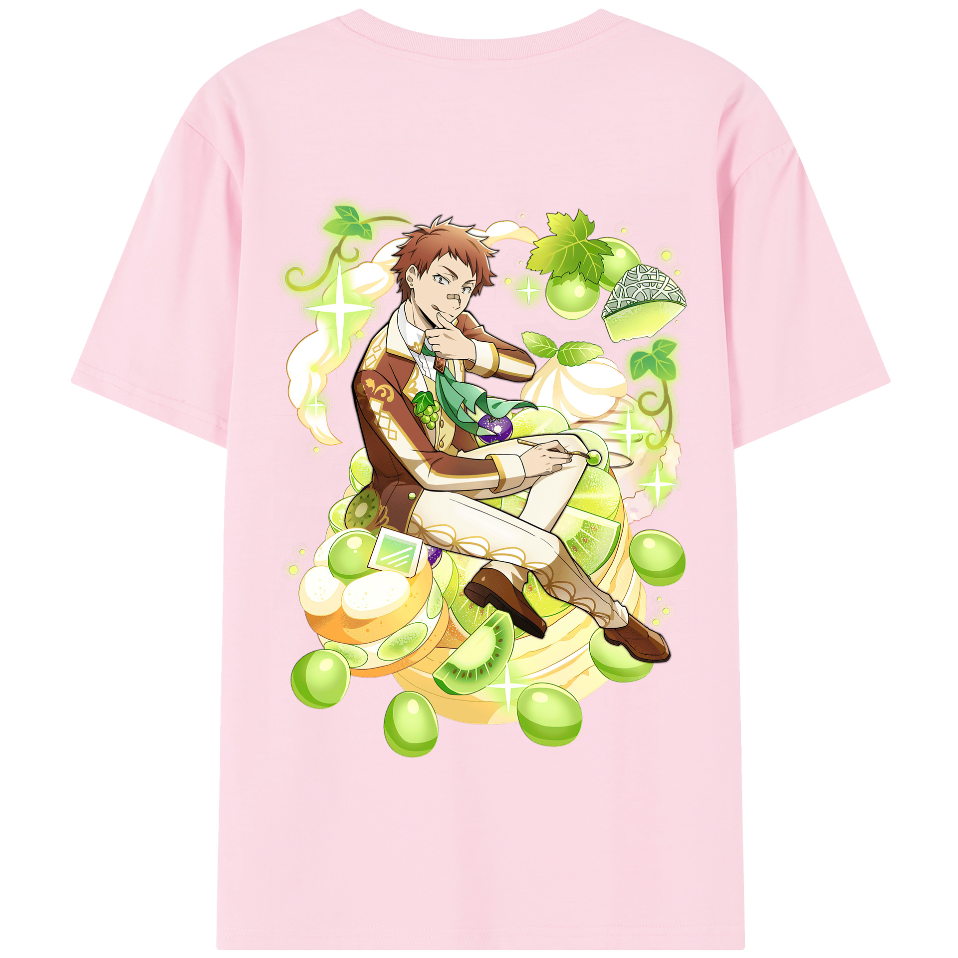 （画像用） 文豪ストレイドッグス Bungo Stray Dogs 綿100％半袖Tシャツ（背面プリント）